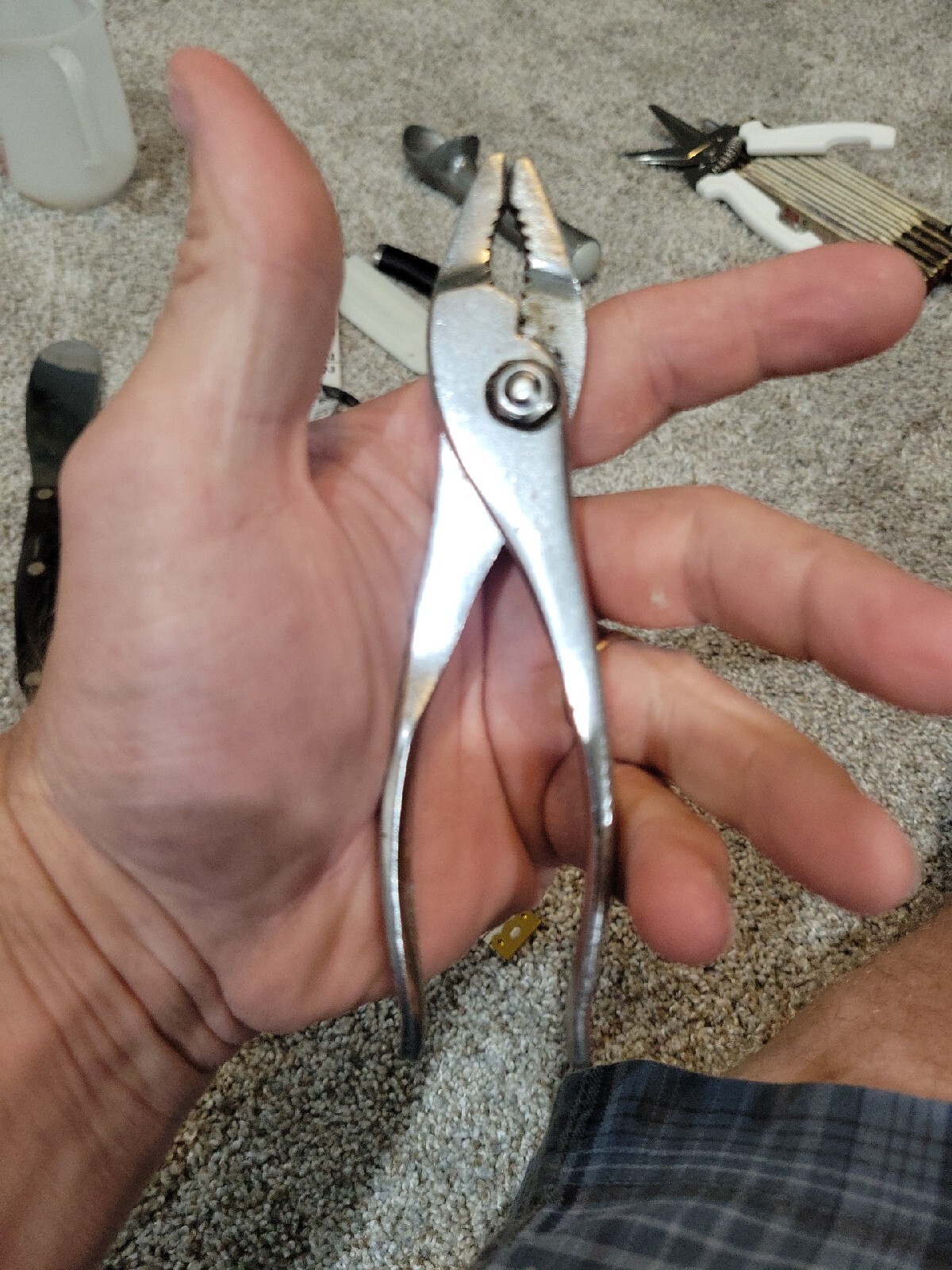 Vintage Steel Pliers 191 Fuller 6 Inches Drop Forged