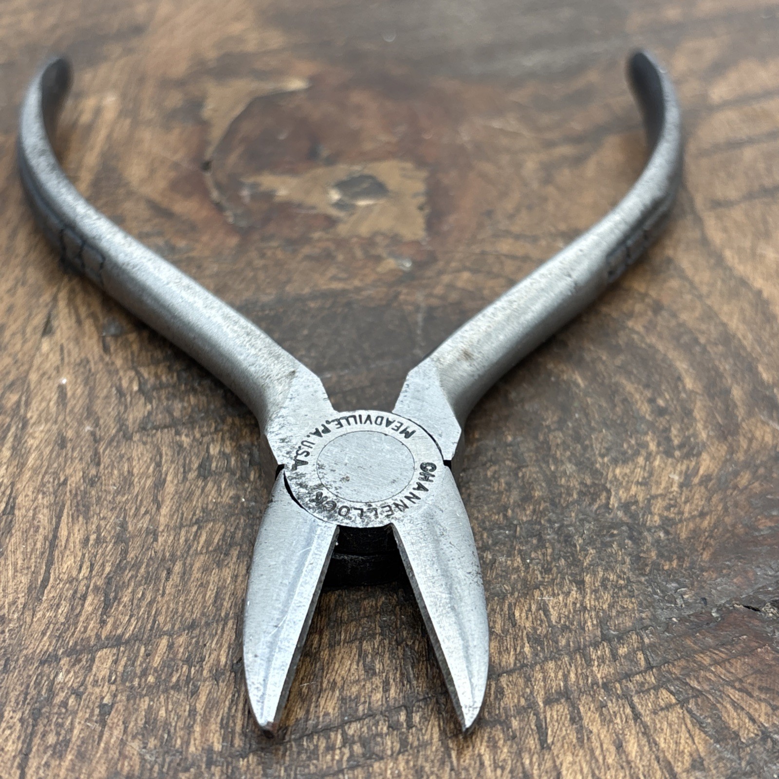 Vintage CHANNELLOCK Tools Model 435 Diagonal Cutting Pliers RARE HANDLE USA