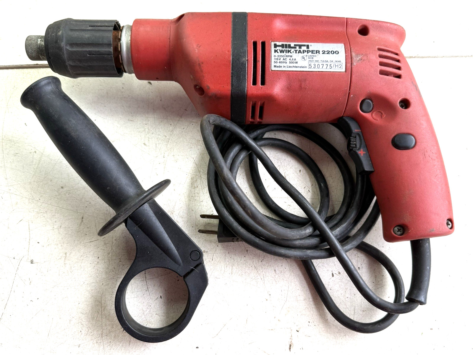 Hilti Kwik Tapper 2200 Used 115V 0-2250 RPM