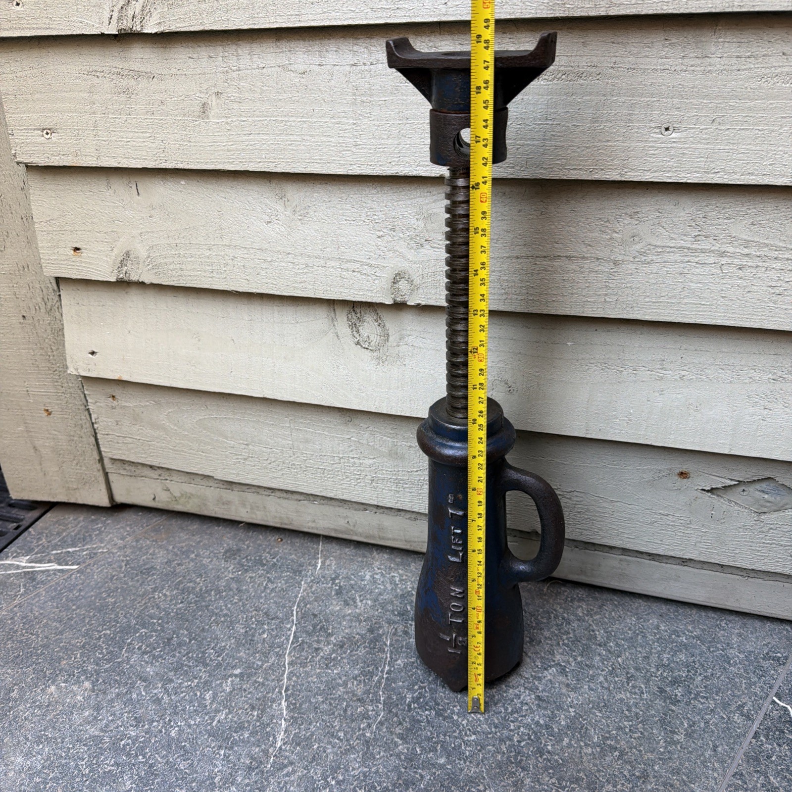 Vintage Woden Bottle Jack – Collectable – Rare Long Lift – Garage – Display