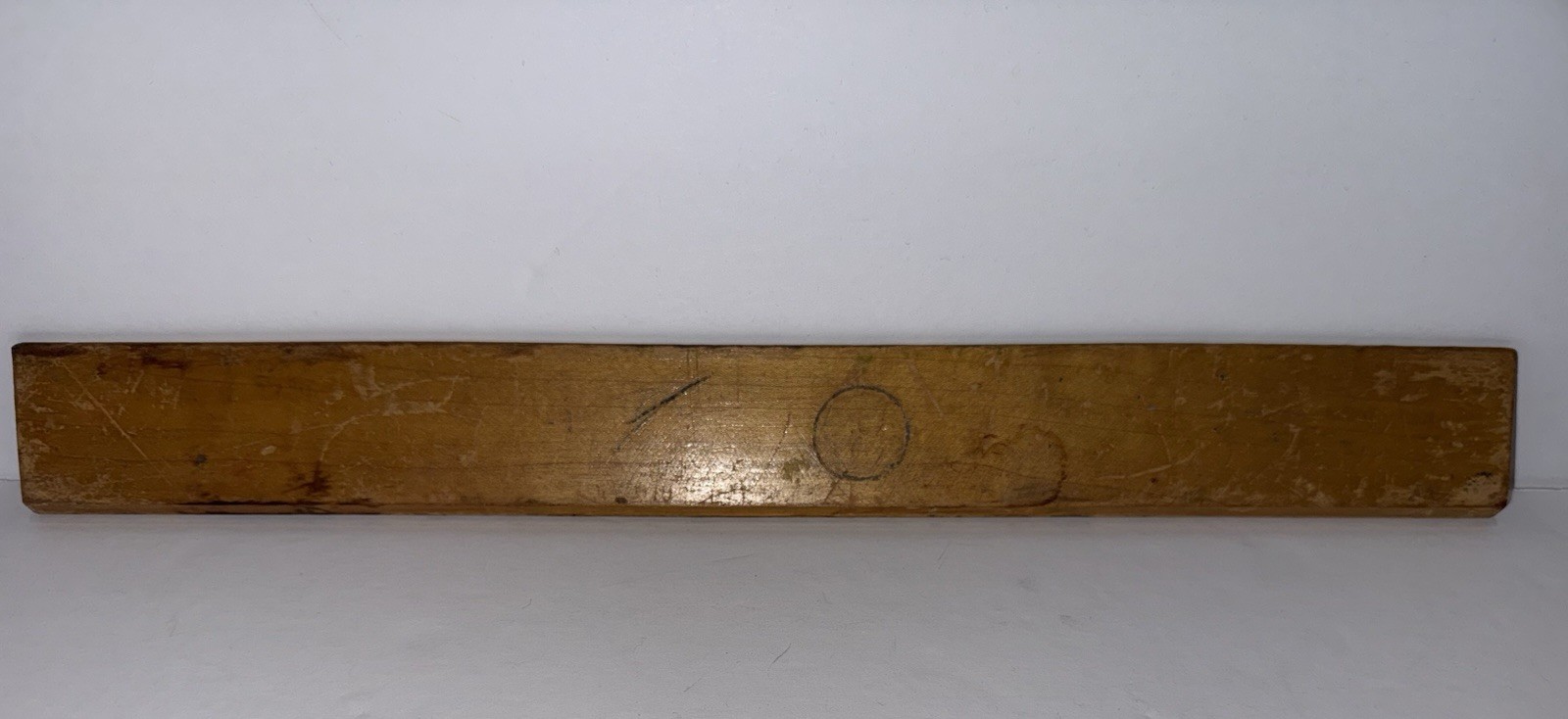 Vntg Wooden School Ruler Property of Board of Education City of New York 12” NY
