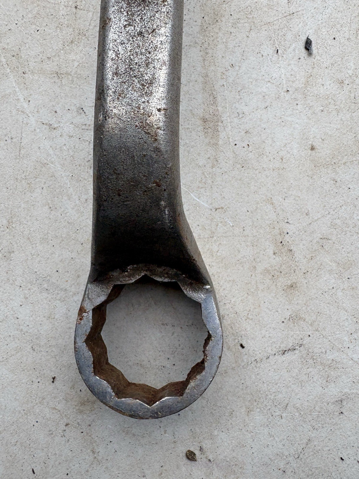 Garringtons Red Diamond Ring Spanner 1” X 7/8 W Whitworth
