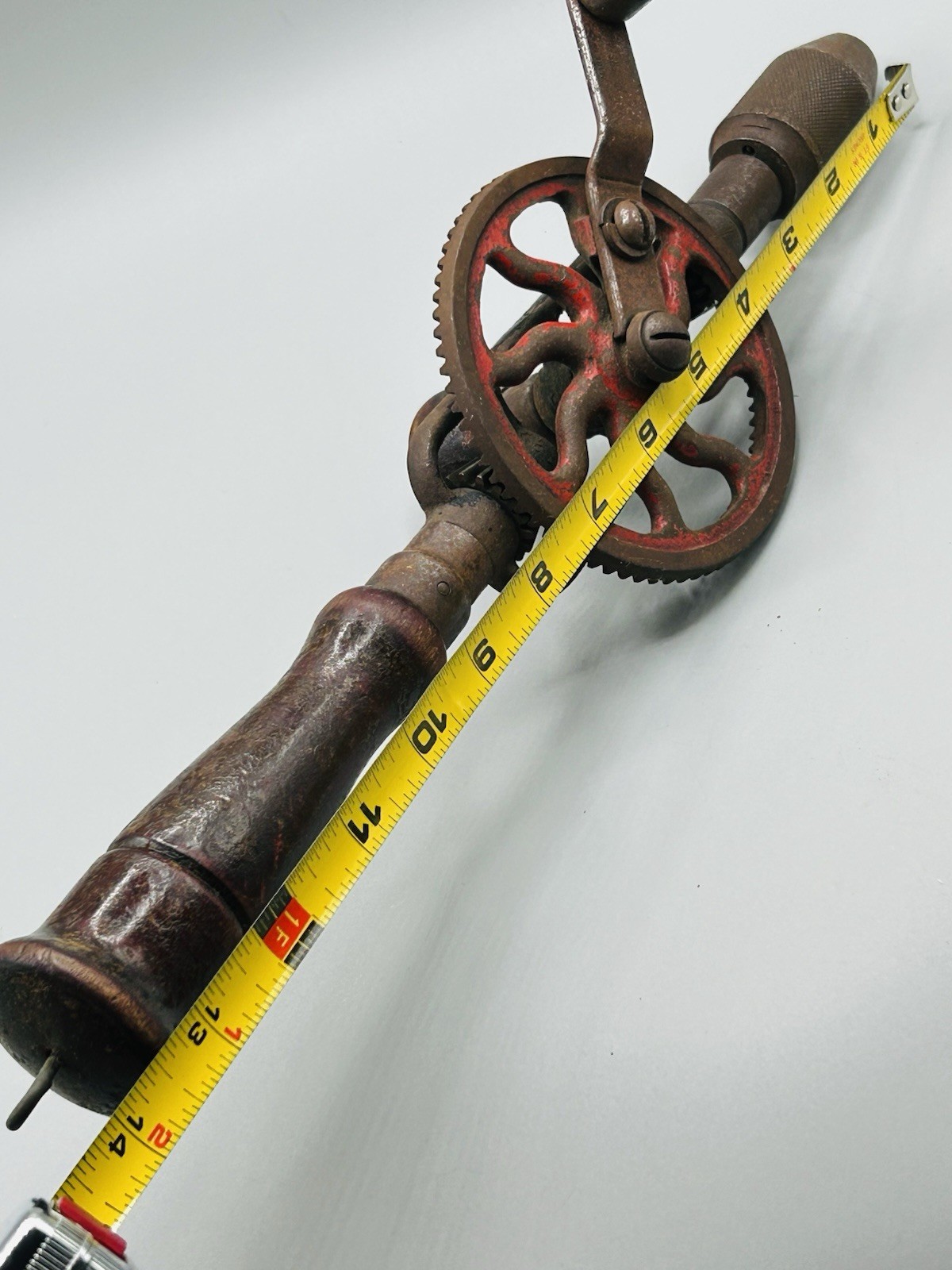 Antique Miller’s Falls No. 2 Hand Crank Drill 1920s Greenfield MA Working w Bits