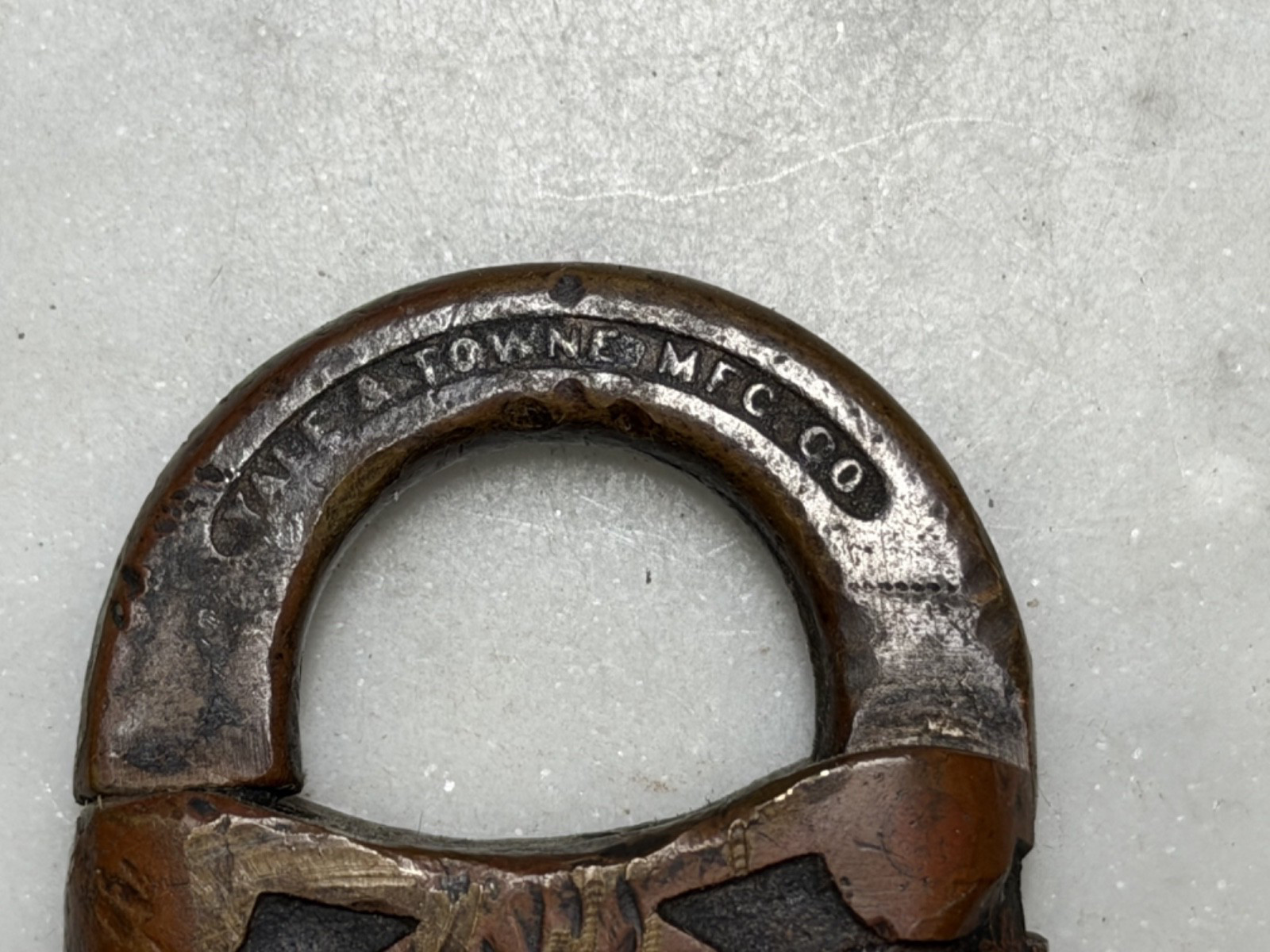 Antique Yale & Towne Mfg Co Padlock NO KEY
