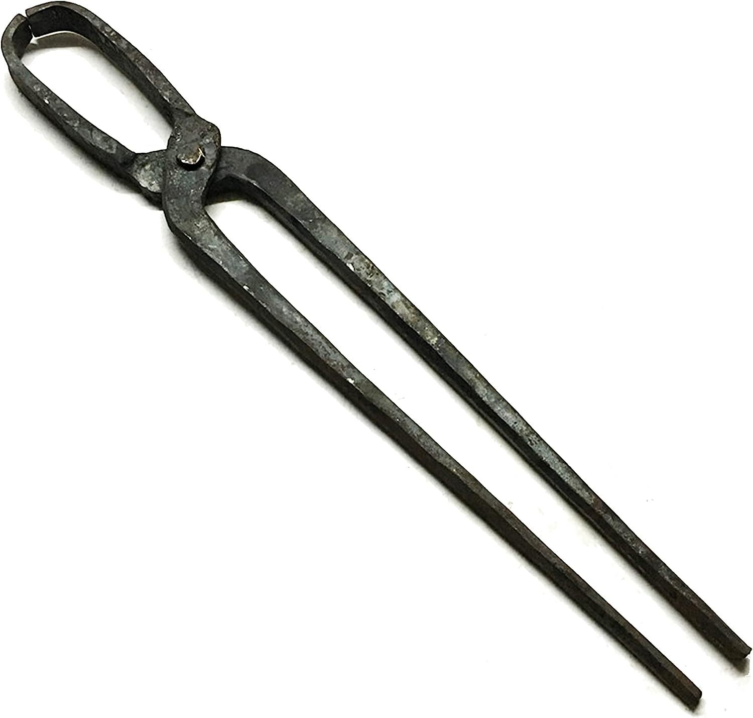 16 inch blacksmith tongs,hand forged tongs for forge anvil vise knnife making F