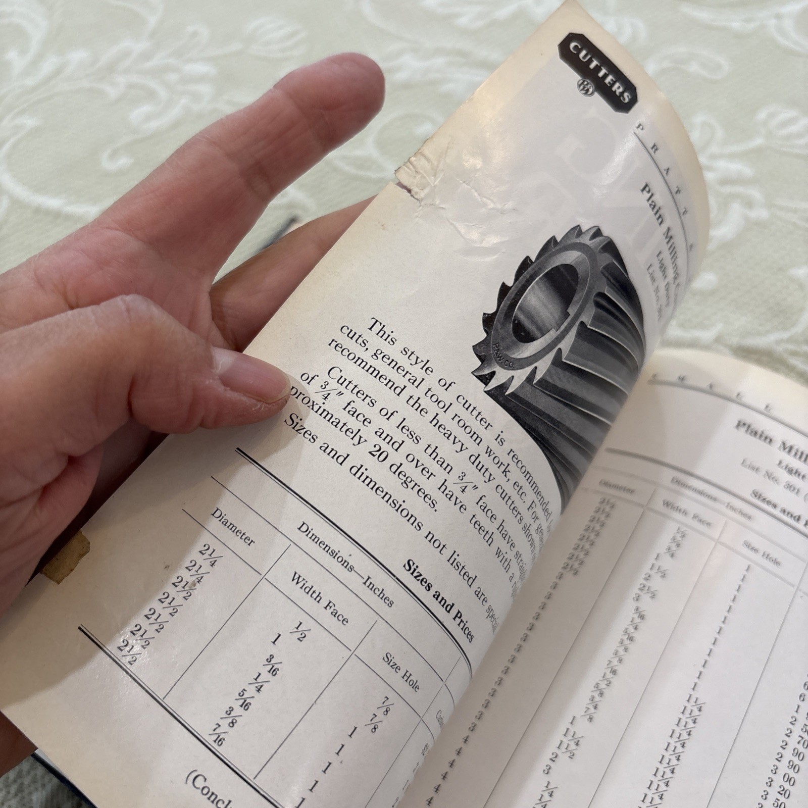 Pratt & Whitney Small Tools Catalog No. 15 Hardcover 1938