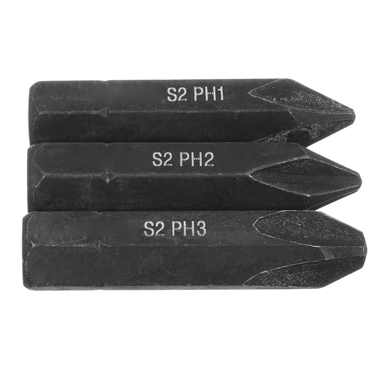 8mm Replaceable Screw Impact Bit S2 Alloy Steel Material High Hardness
