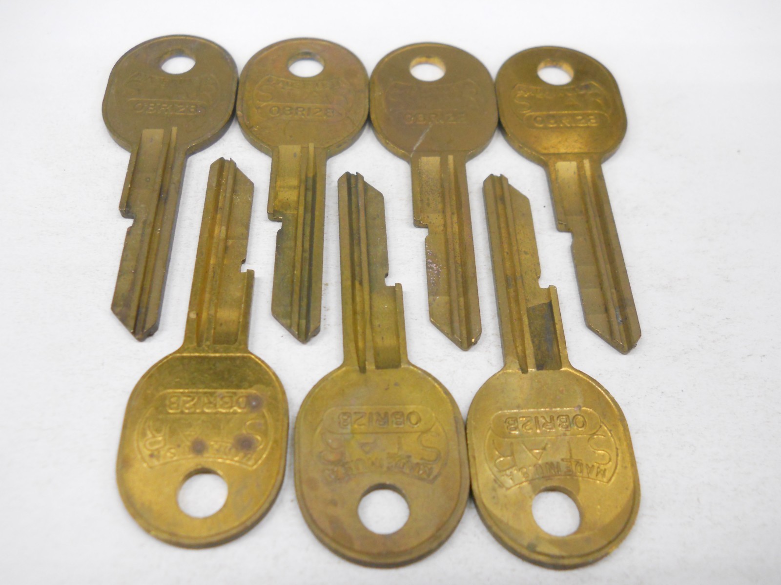 STAR OBR12B Key Blank Fits GM B49 S1098B Lot of 7