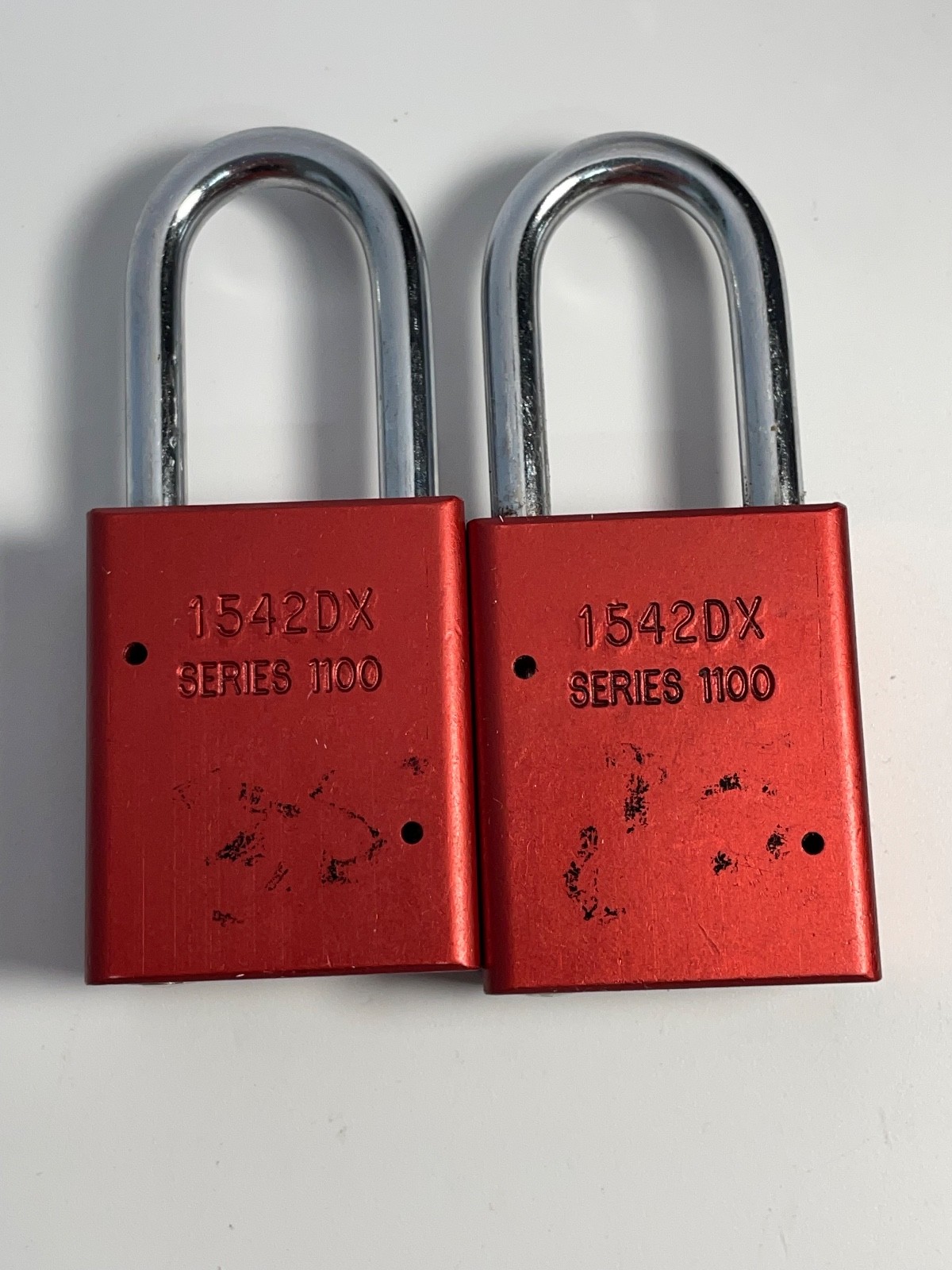 (2) American Lock Series 1100 Padlock (NO KEYS) 1542DX