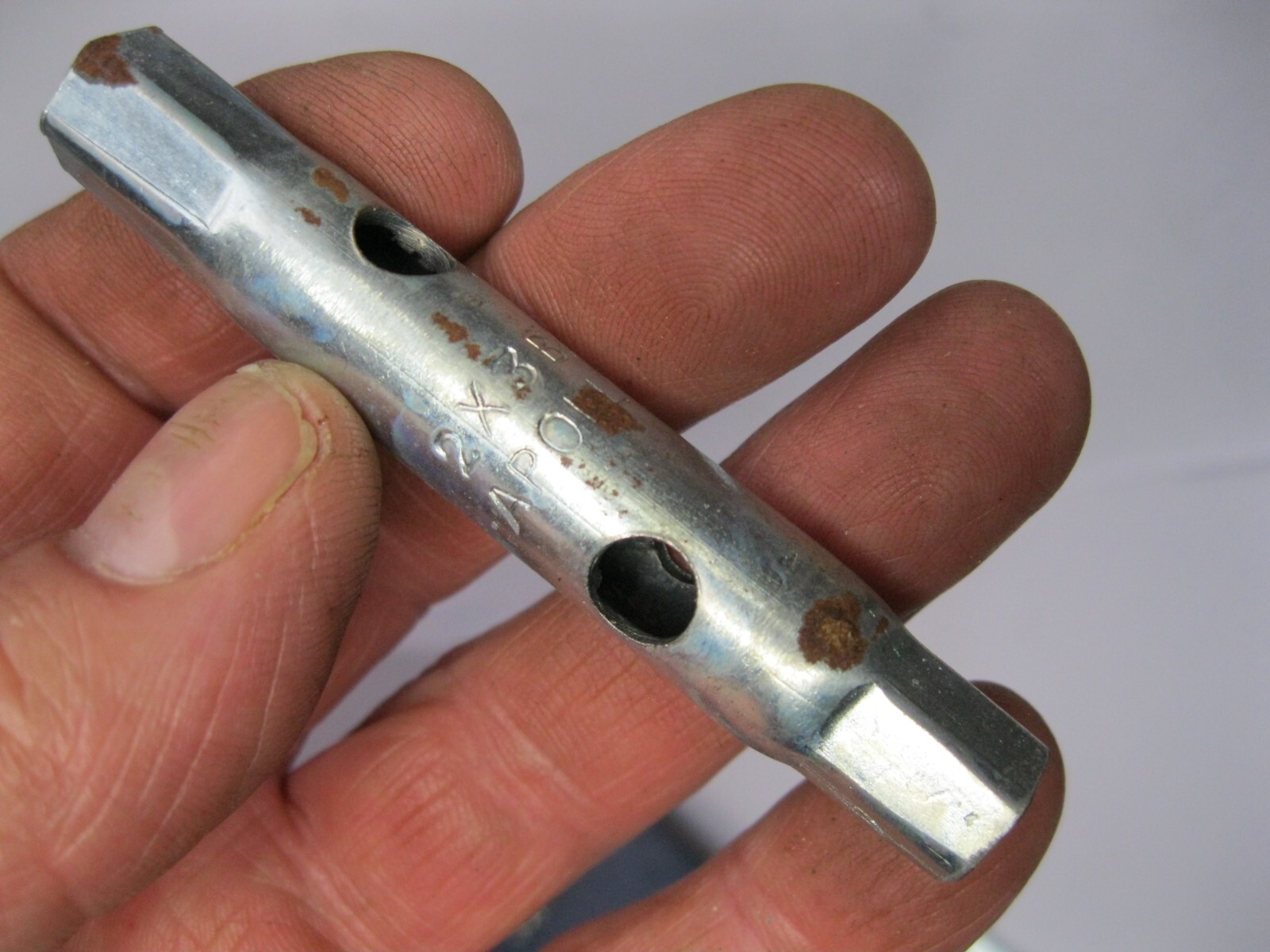 Vintage Melco Tubular Box Spanner 2BA – 3BA x 3″ Long Apollo