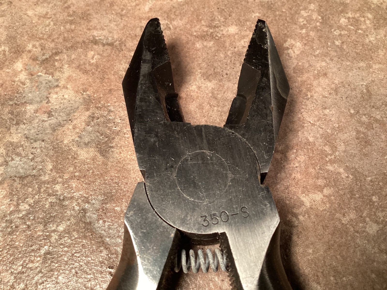 Vintage Channel Lock Lineman Pliers 8 1/2″ NOS Spring Loaded Side Cutting USA