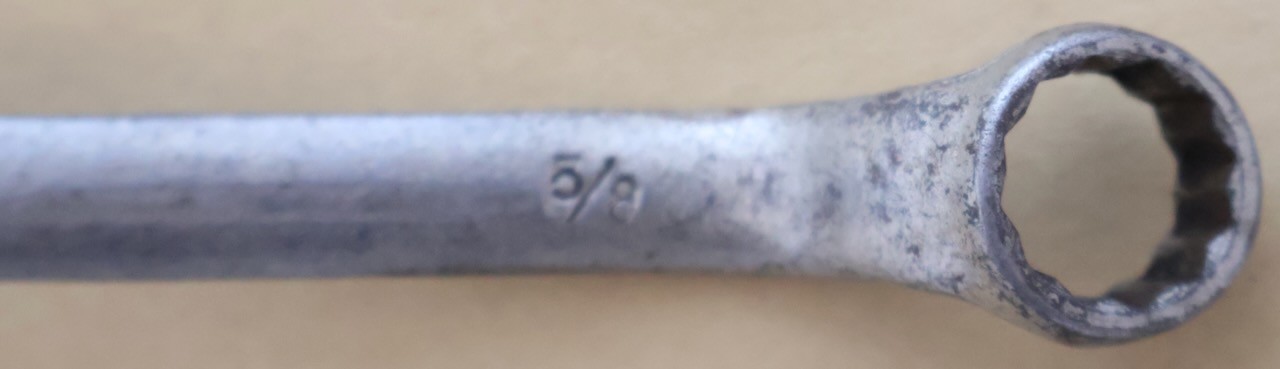 6” Lectrolite Corp. (5/8″ x 11/16″) SAE Offset 12 Pt. Box End Wrench / MT Tools