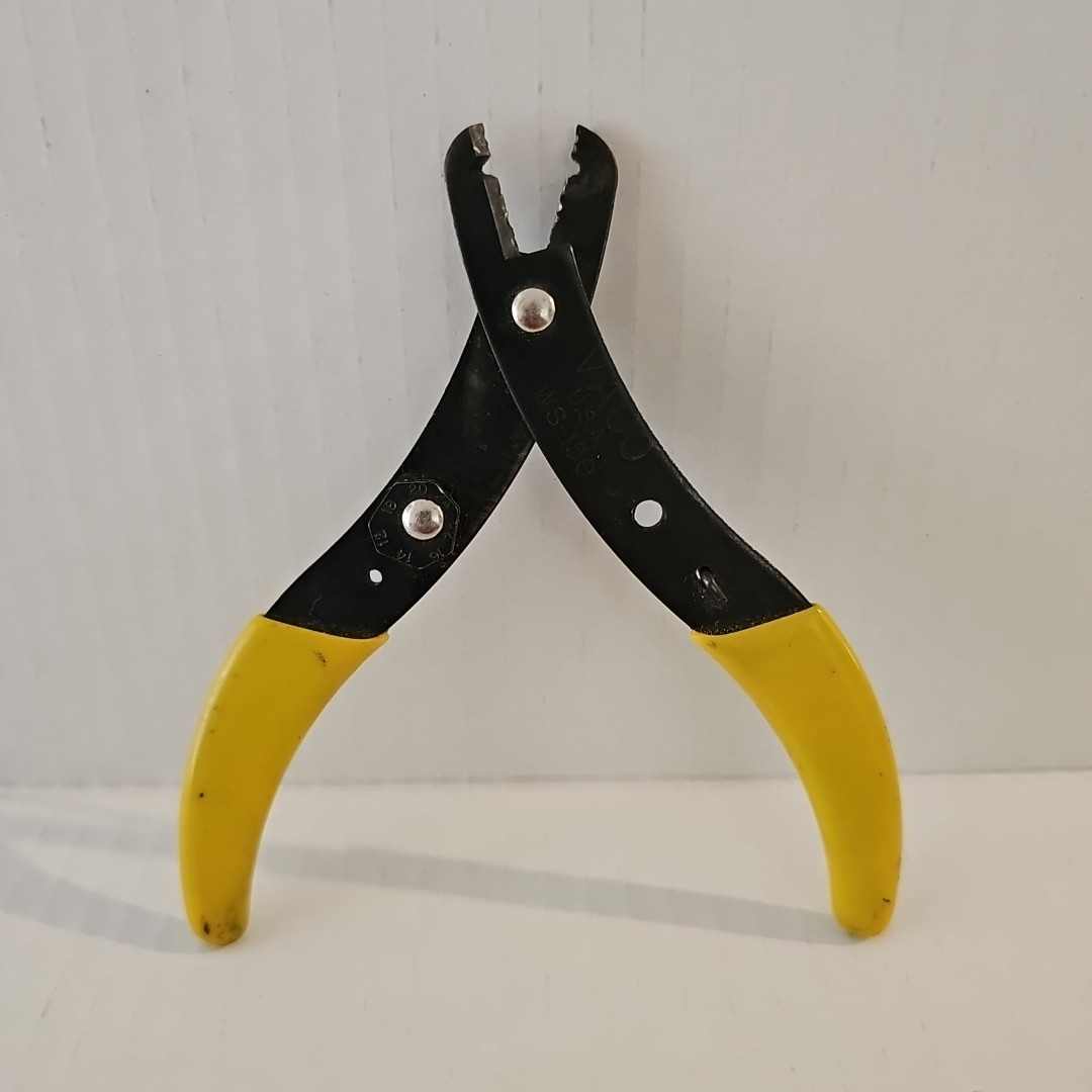 Vintage Vaco U.S.A. WS-150 Wire Cutting and Stripping Pliers 12-24 Gauge