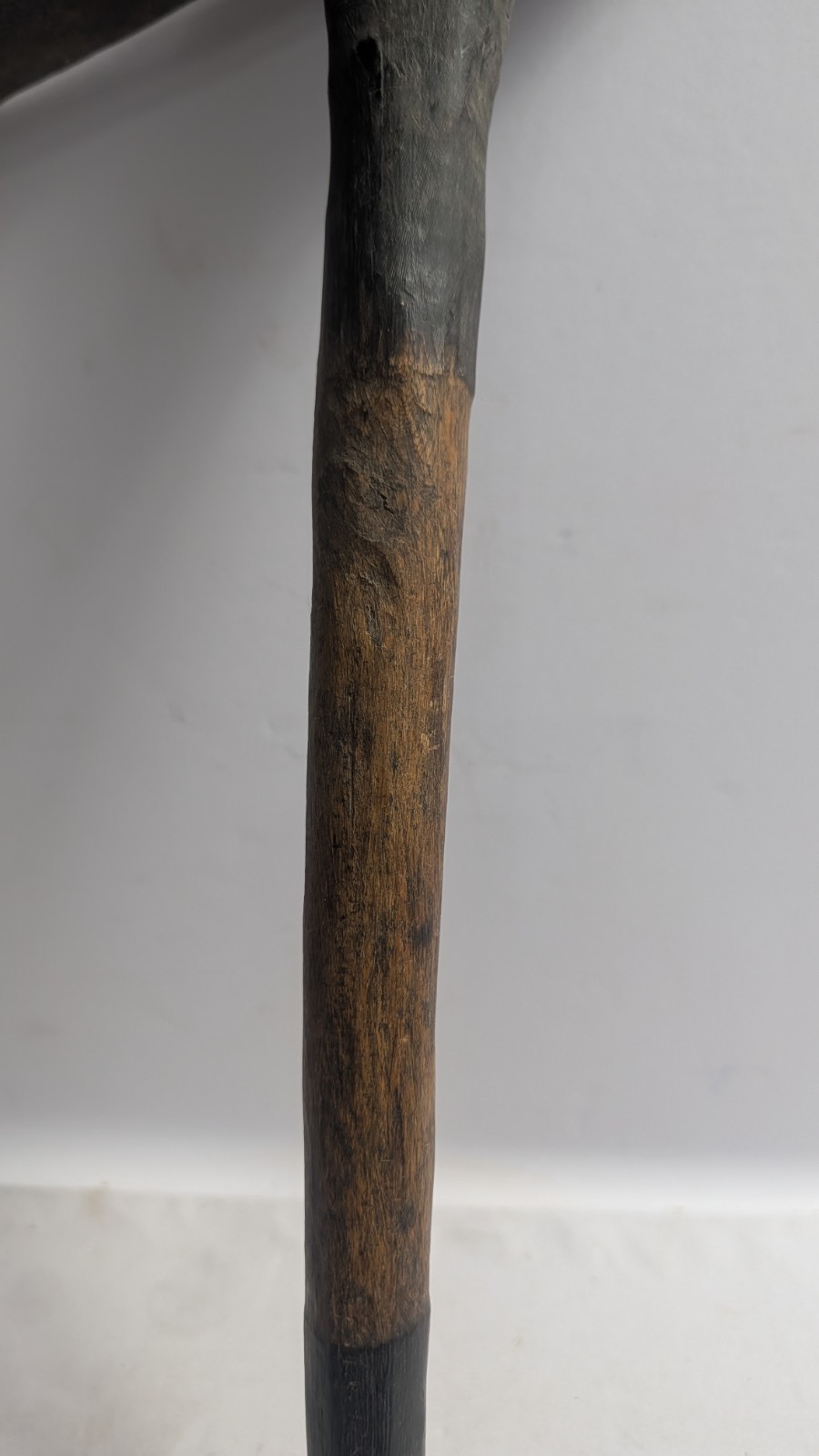 Vintage Antique Primitive Hand Forged Adze Hoe Woodworking Carving Tool Wood…
