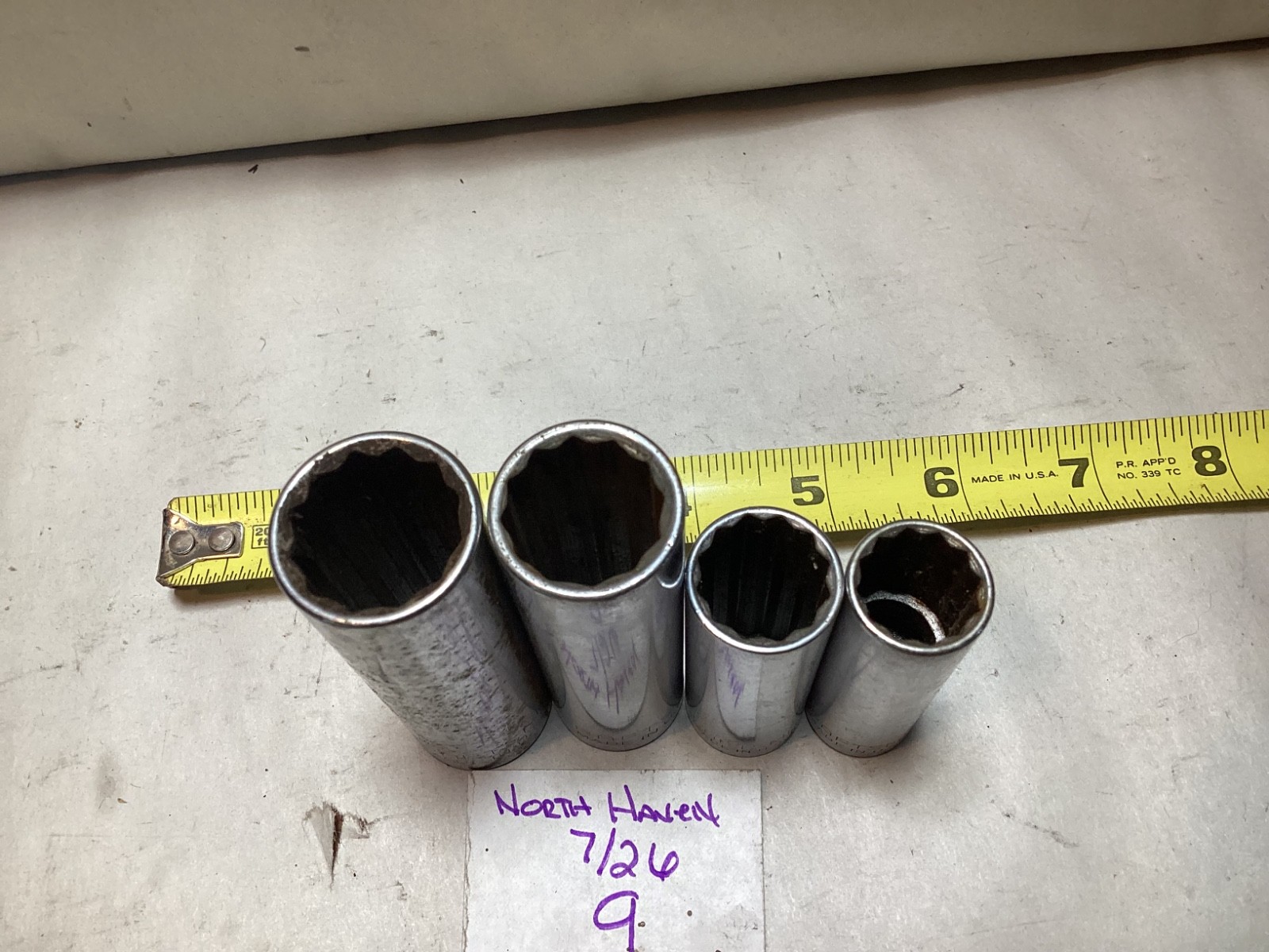 Vintage Craftsman #47517 -V- 1/2” drive 1-1/4” 12-point socket mechanic tool