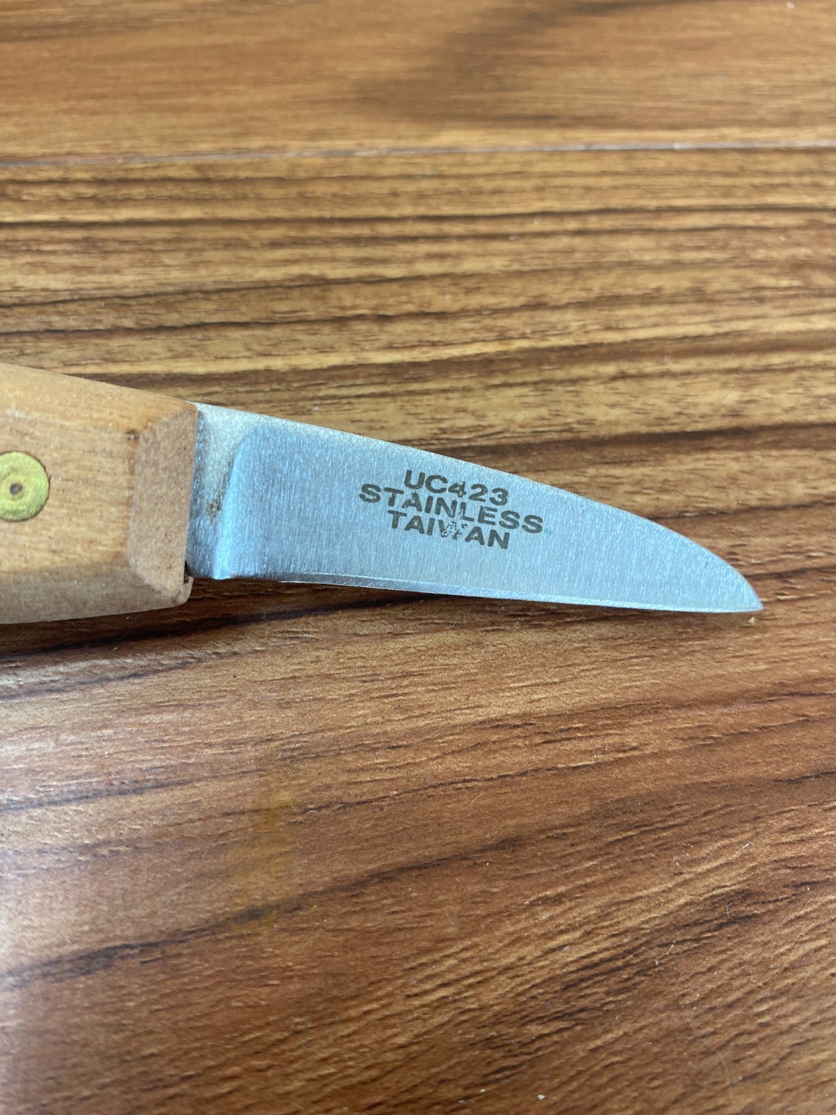 Vintage Whittlin’ Jack 2.25″ Fixed Blade Carving Knife Wood Handle