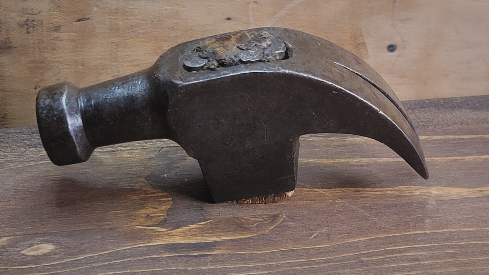 Vintage Maydole Bell Face Claw Hammer Head ✮ 1″ Face ✮ 4.75″ Length ✮ Old Tool