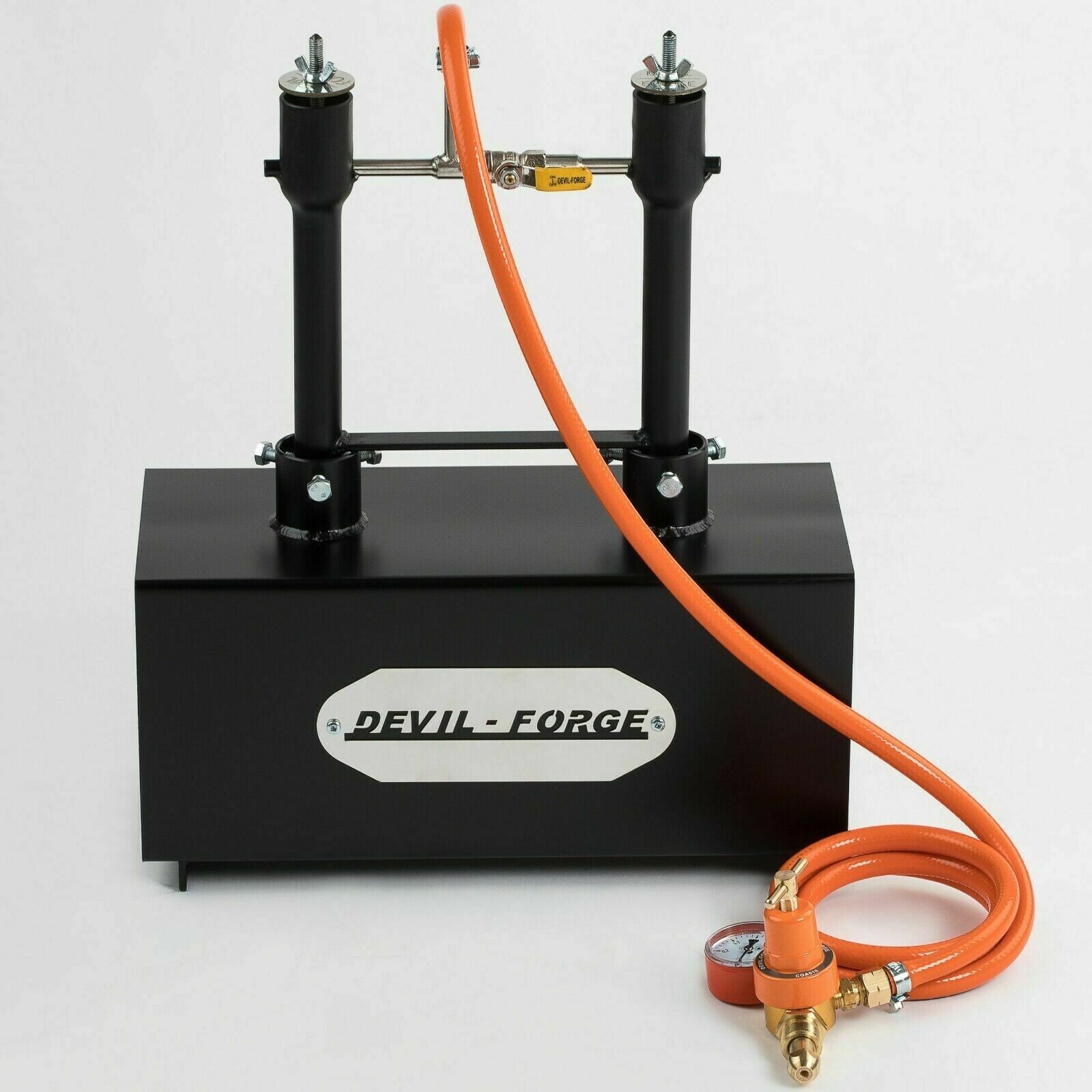 DEVIL-FORGE DFPROF2b Gas Propane Forge Farrier Burner Furnace Kiln +Tongs USA