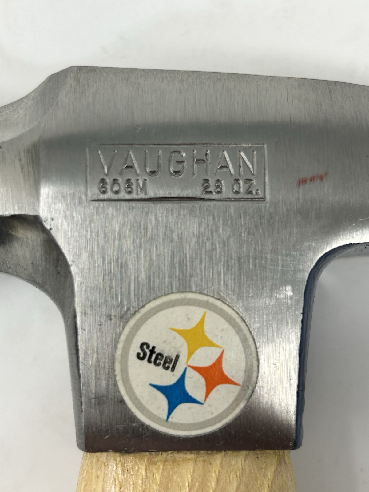 Vintage-NOS Vaughan 606M 28oz Pittsburgh Steel Framing Hammer Milled Face 🇺🇸