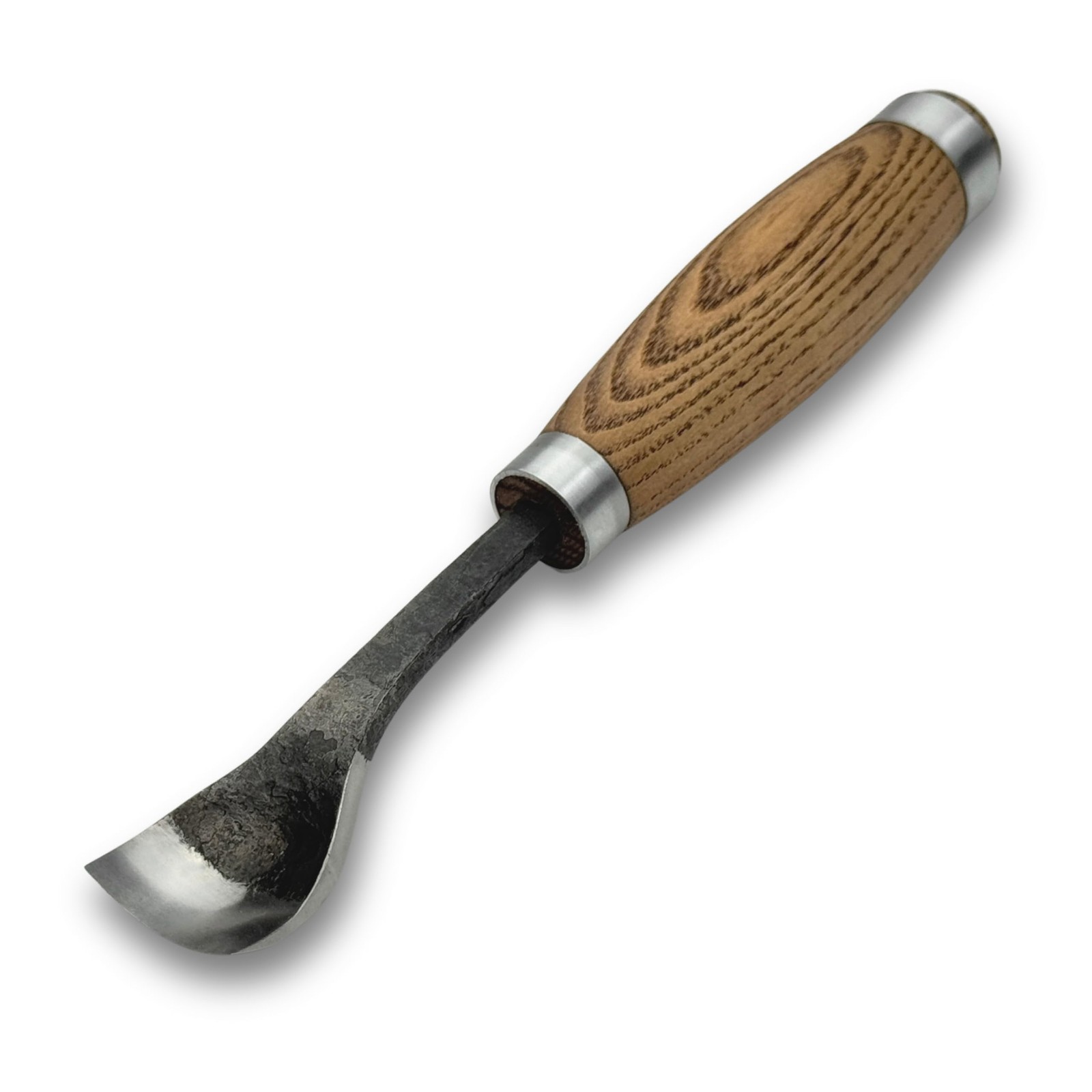 Sharky Hand-Forged Spoon Bent Gouge – Professional Wood Carving Chisel For Sp…