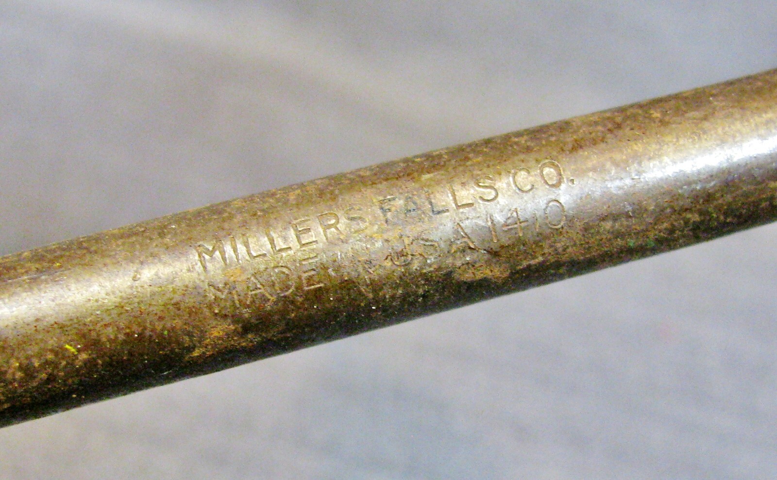 Millers Falls No. 1410 Bit Brace Vintage Ratcheting Auger U. S. A.