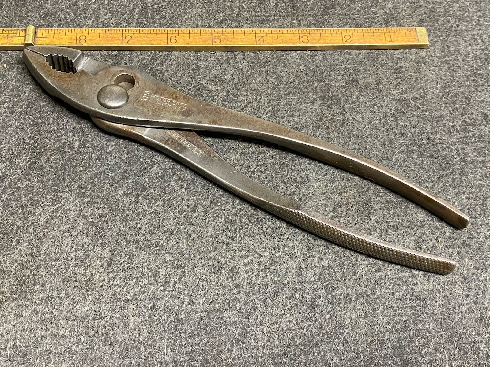 Vintage Giant 10” Duluth Multi Function Slip Joint Pliers Motor Spec K110 USA