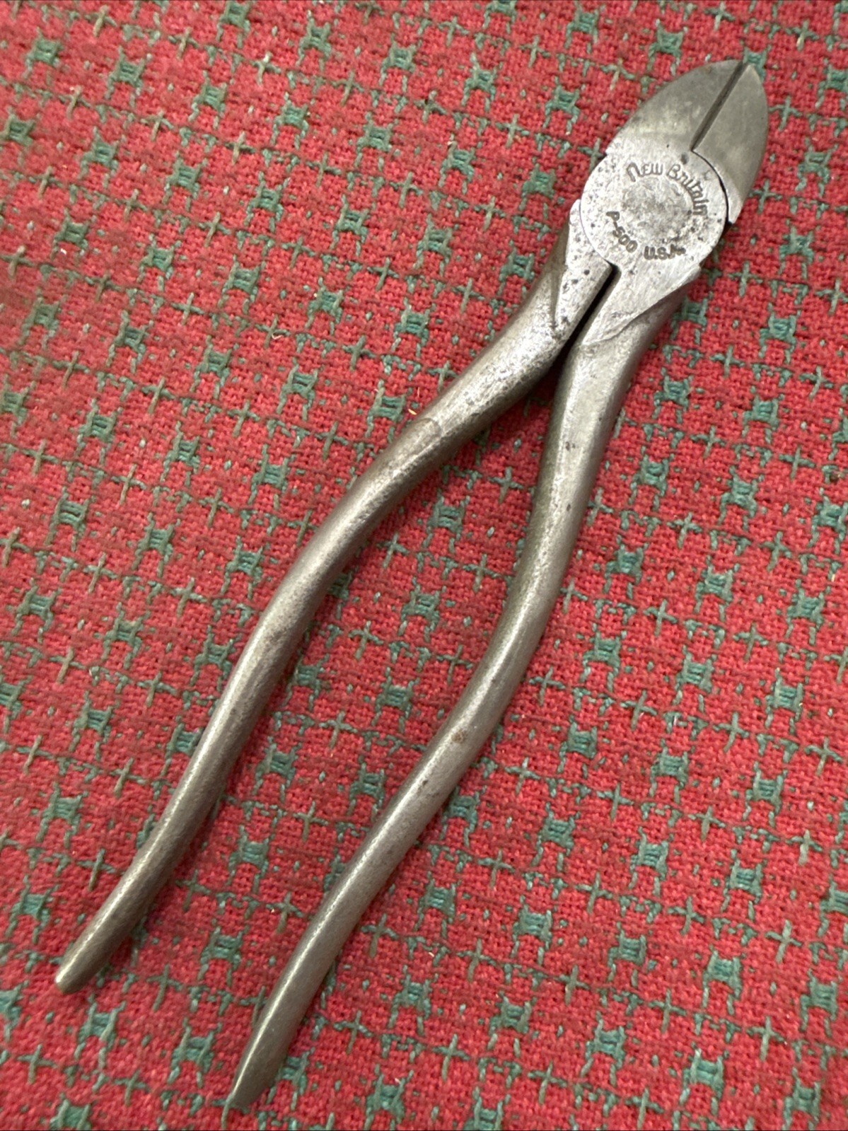 VINTAGE NEW BRITAIN Pliers Diagonal Side Cutting Wire Cutter USA 🇺🇸