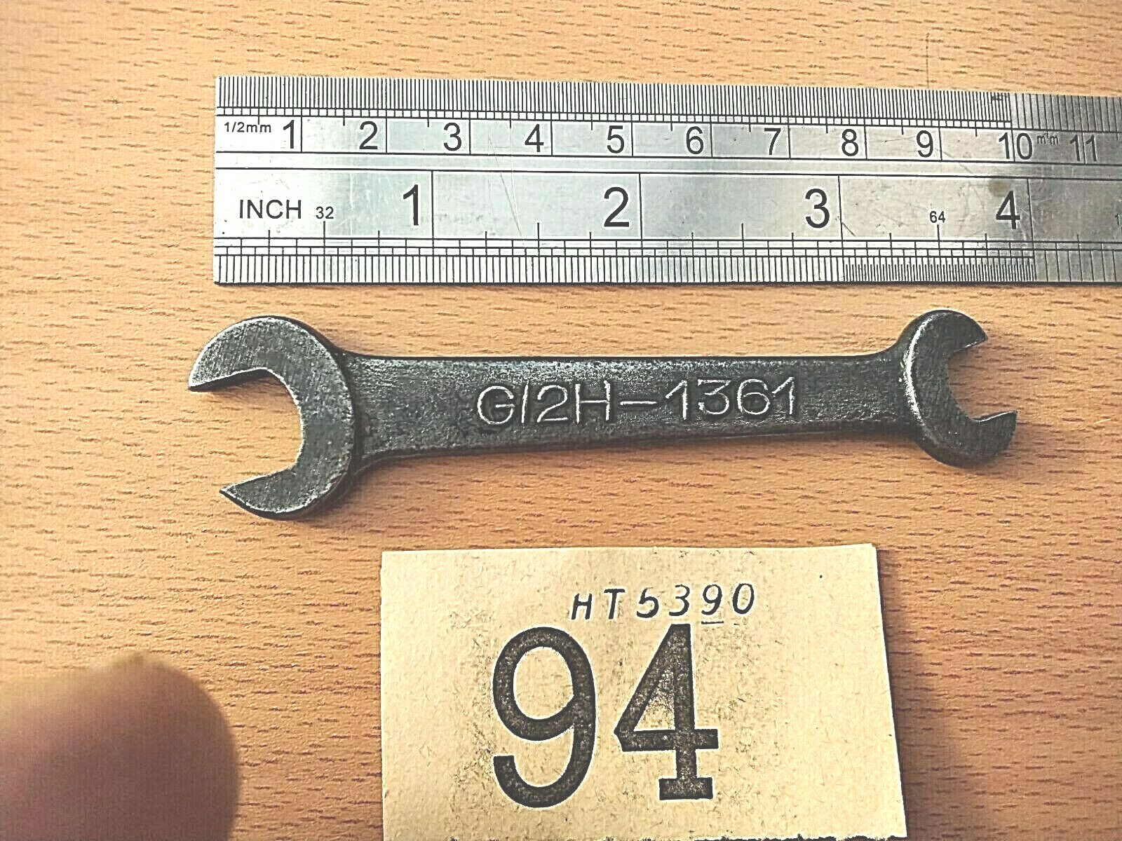 Vintage / Classic G12H-1361 Car / motor bike Tool Kit Spanner 1/8 w x 3/16 w
