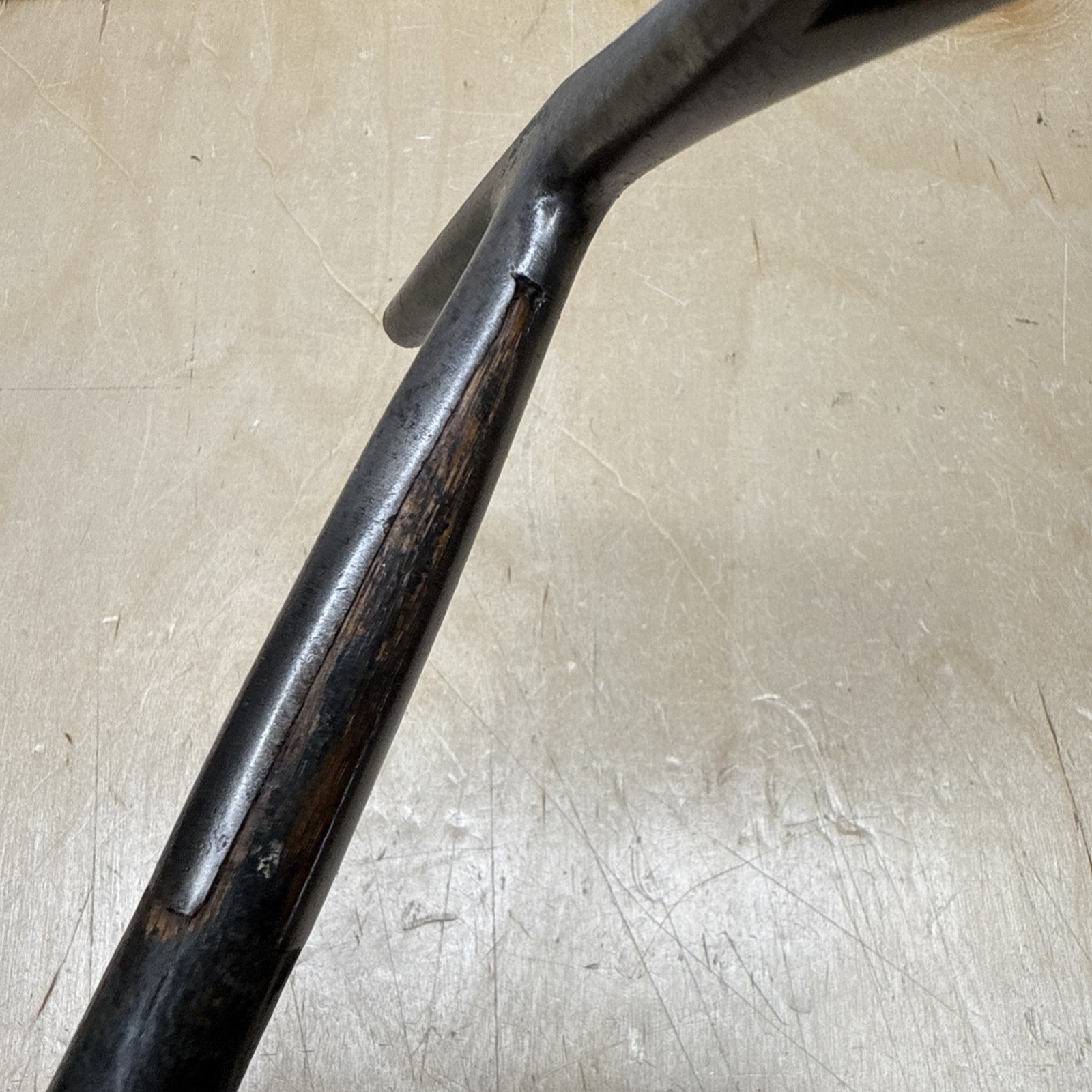 Vintage Early C.S. Osborne Tack Hammer Wood Handle 3/8 9.4oz Total