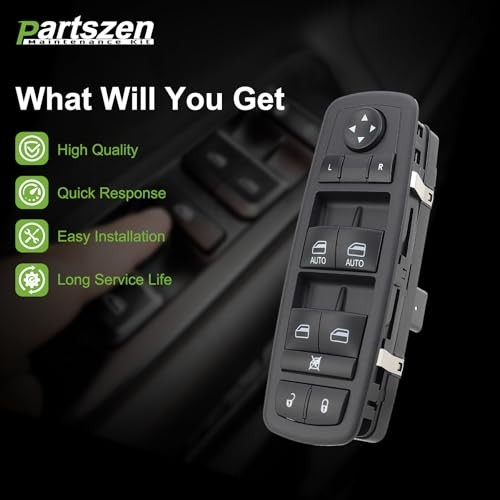 4602863AB Driver Power Window Switch for Dodge Ram 1500 2500 3500 2009 2010