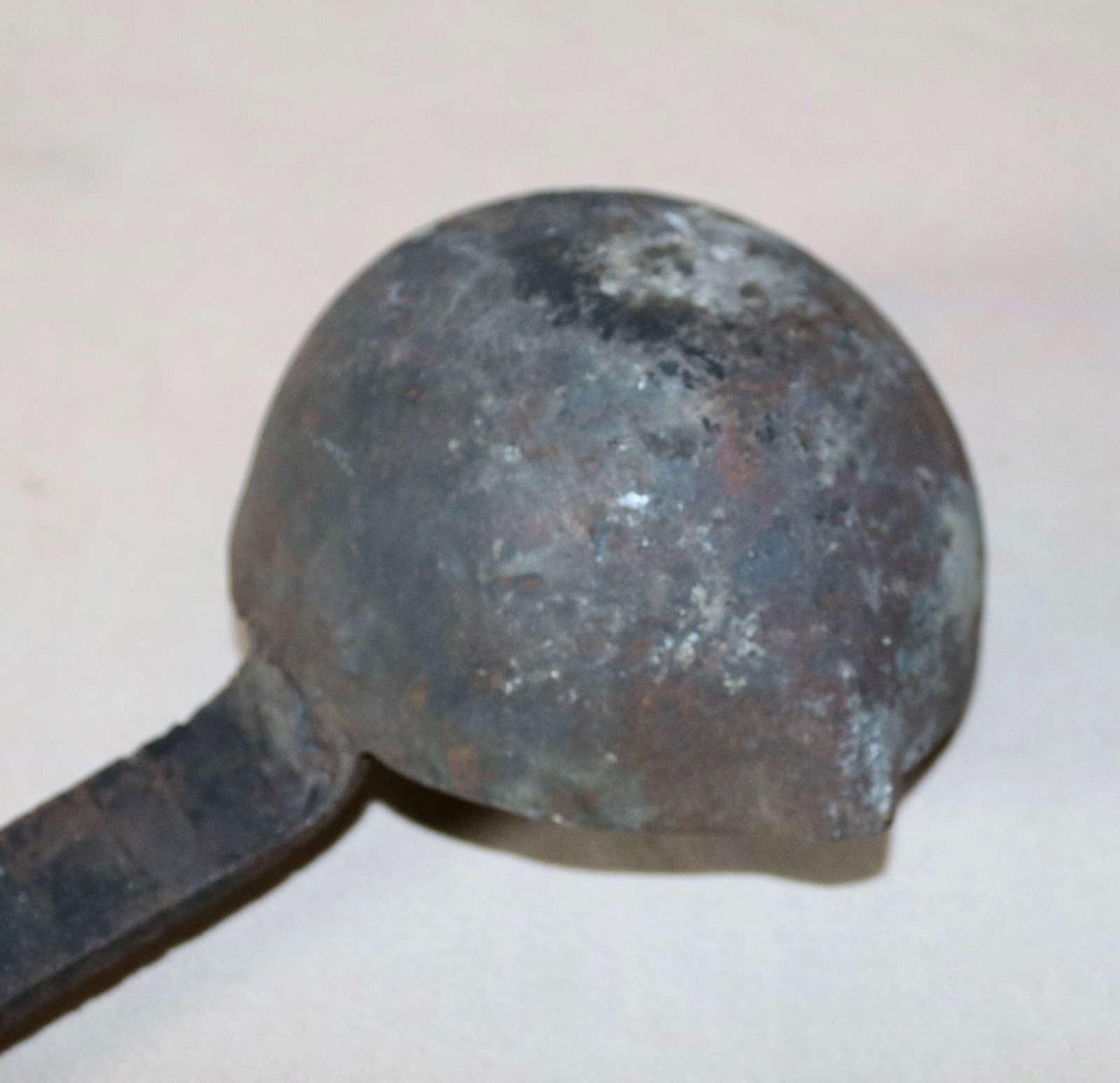 Civil War Era Hand-Forged Cast Iron 24 3/4” Blacksmith Smelting Ladle ~ #2