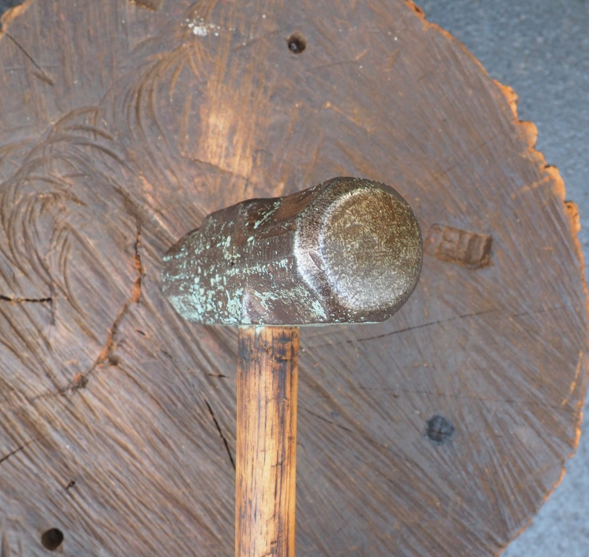 MONSTER 8LB STRIKERS “SLEDGE” HAMMER RR BLACKSMITH ANVIL FORGING VINTAGE VISE