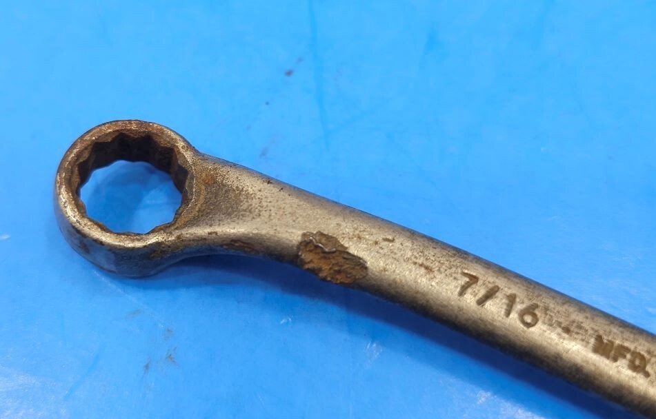 Vintage Tru-Test USA T6414 Box End 12-Point 3/8″ x 7/16″ Wrench 7-3/8″ Long