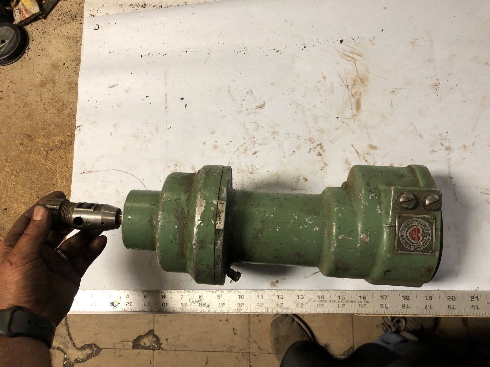 MACHINIST TOOL LATHE MILL Machinist Leland Gifford Tapping Head StgCst