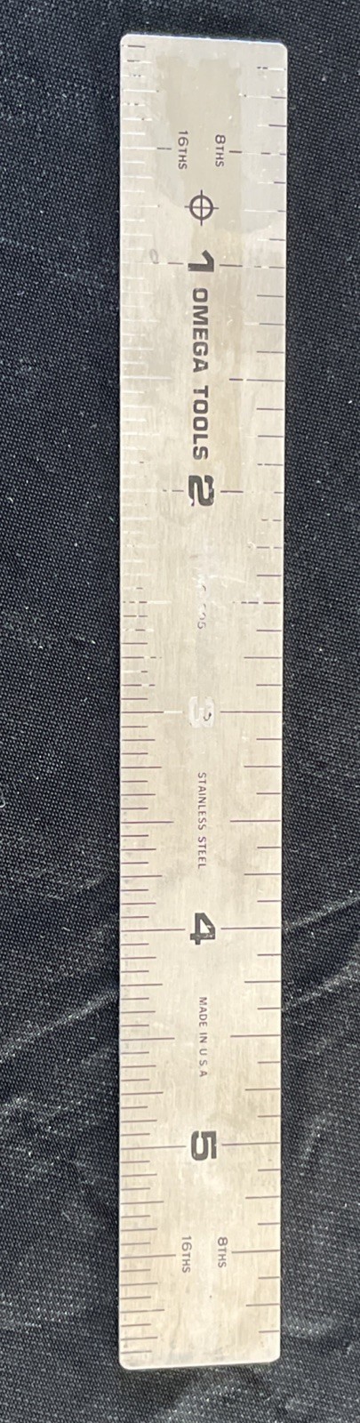 Vintage Omega Tools No. 305 Stainless Steel Machinist Ruler 6″ | FREE S&H