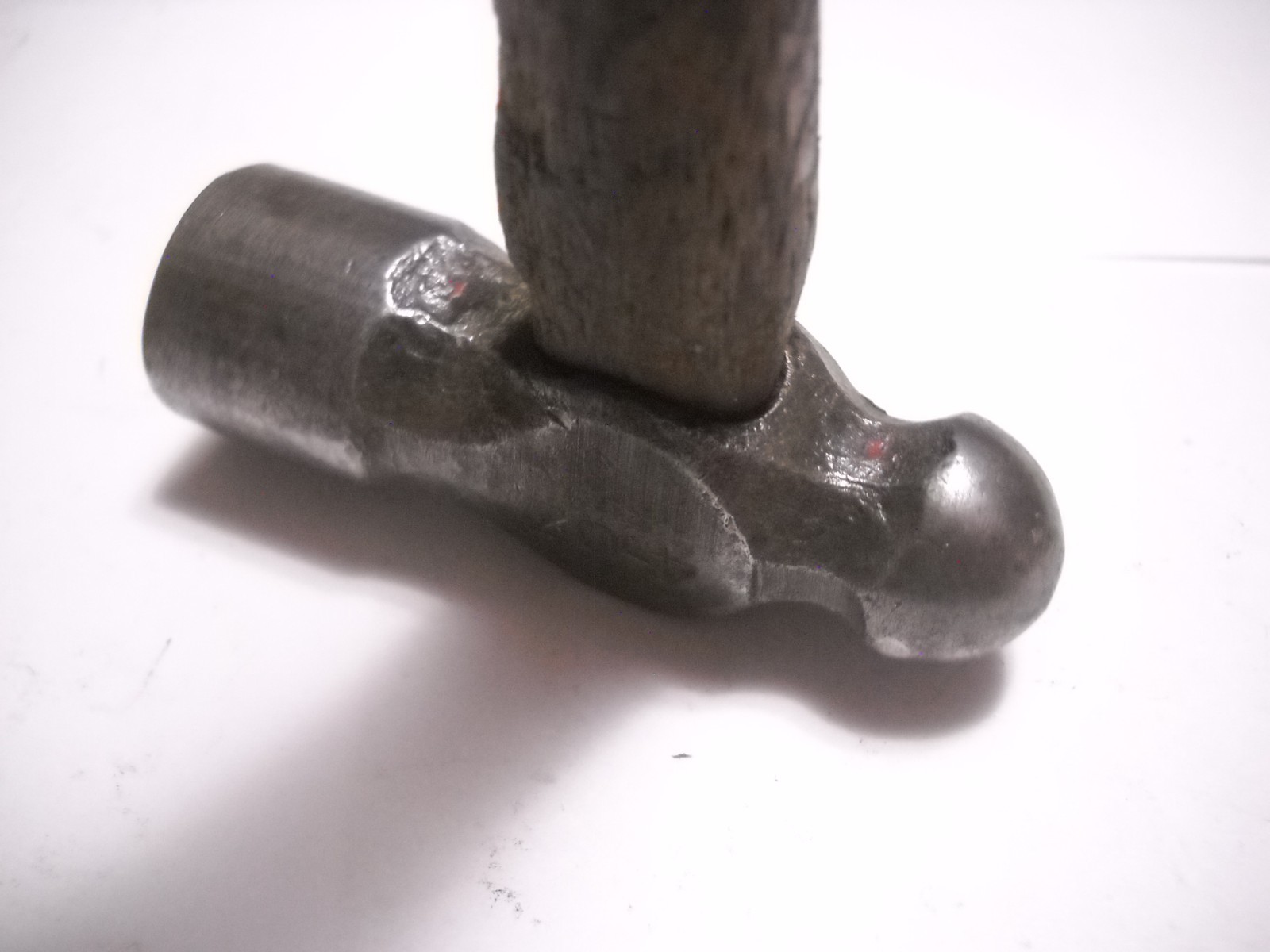Vintage 4 oz Vaughan USA Made 10 3/8″ Ball Peen Hammer W/Original Handle
