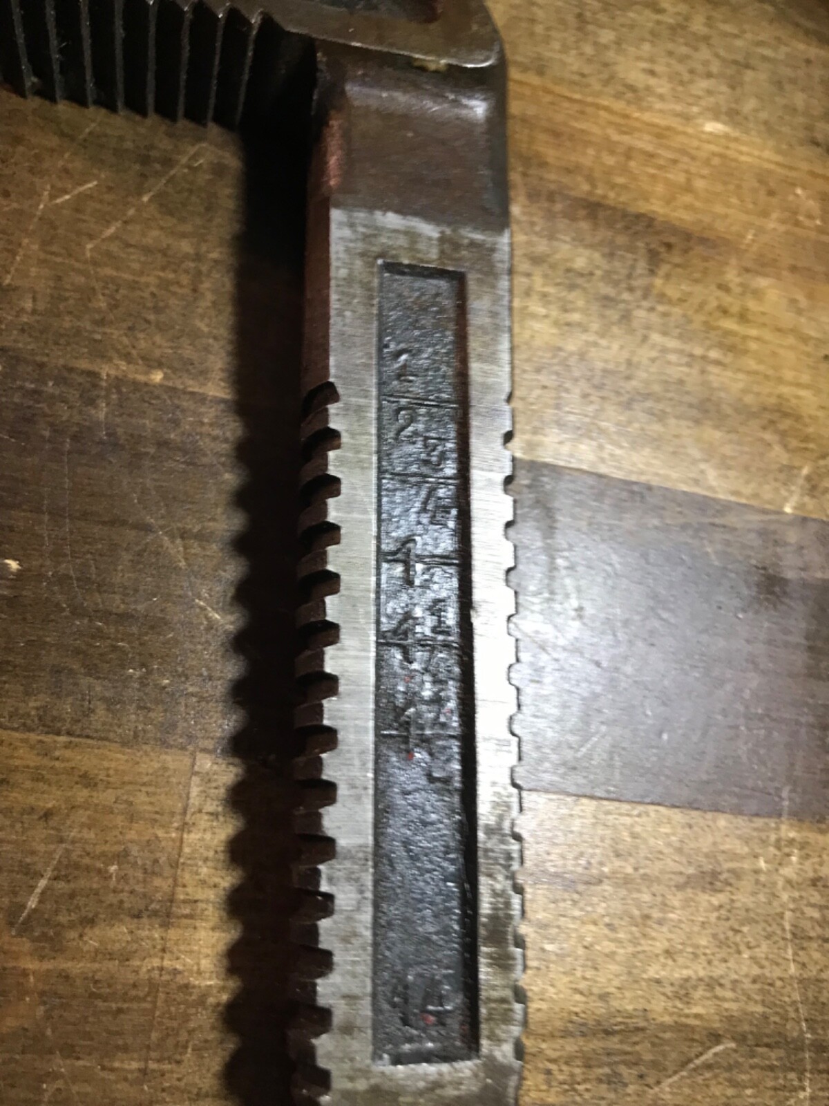 14 INCH Vintage Adjustable Pipe Wrench Forged Steel PART ONLY