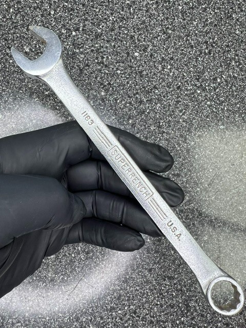 Vintage Williams SUPERRENCH Open-end Wrench 9/16″ ,1163 MADE IN THE USA