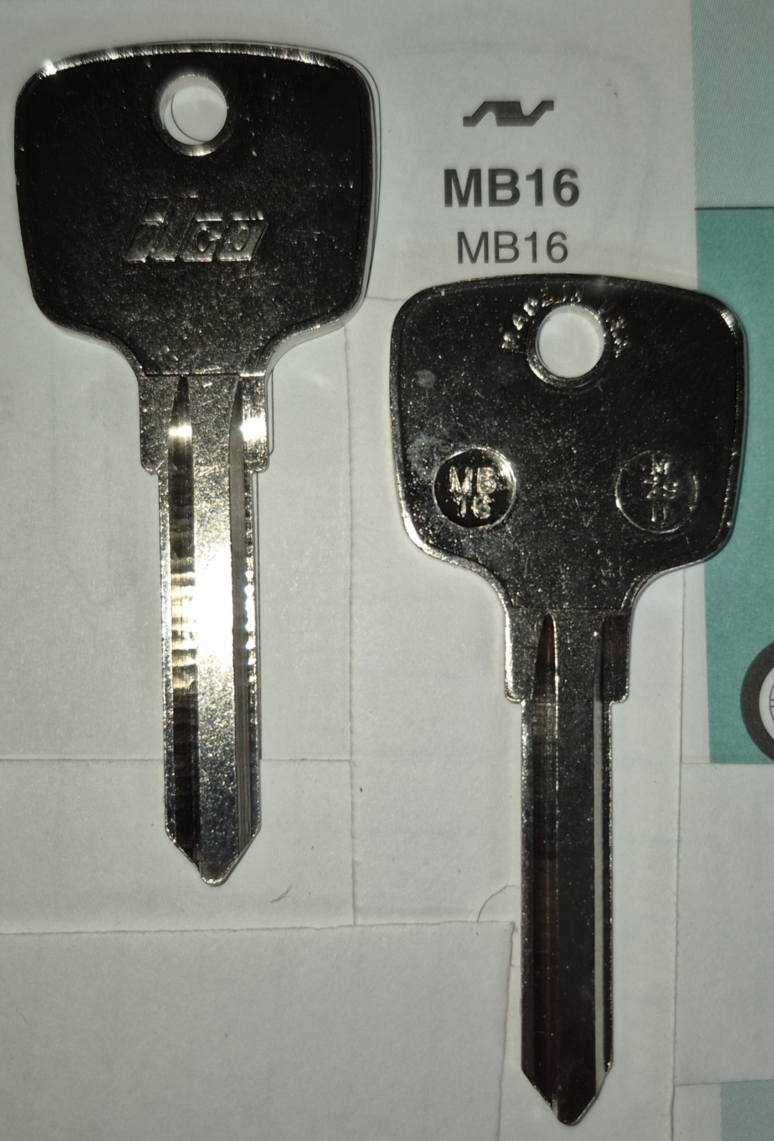 Mercedes, M79U, MB16, MB35, Key (1) Blank.