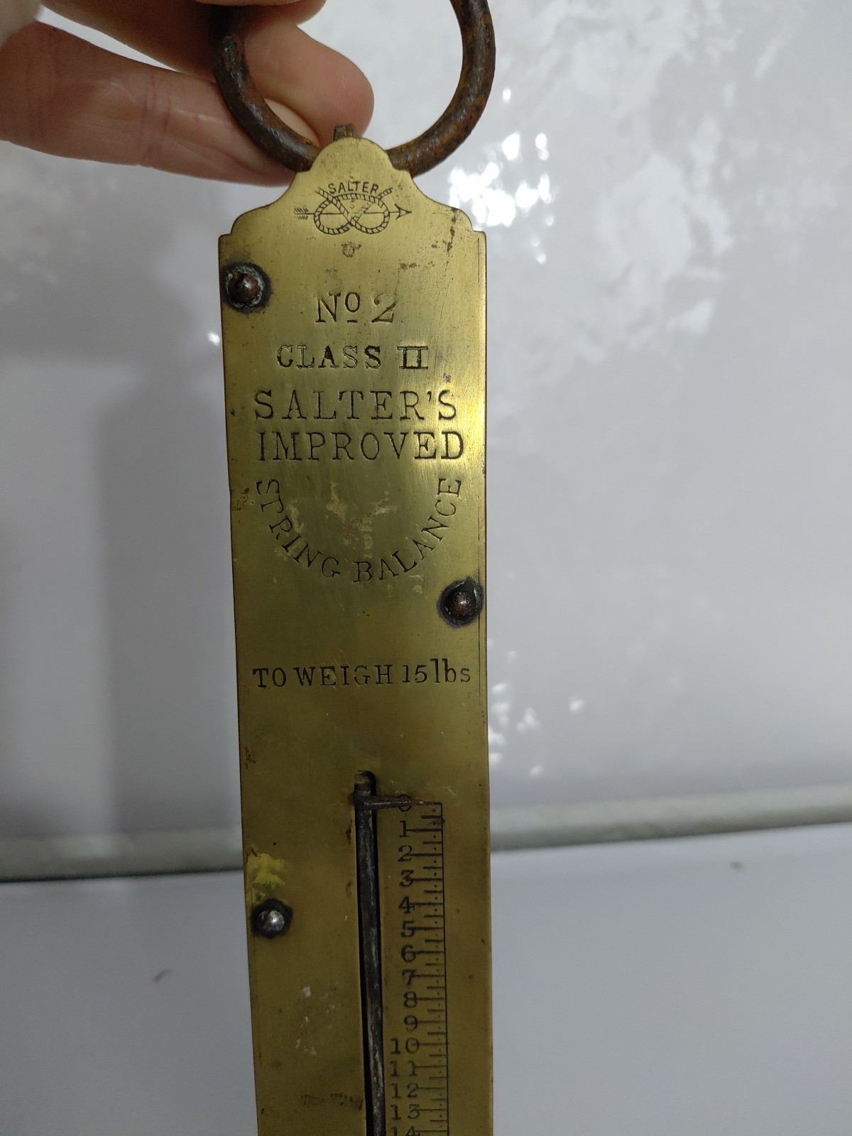 Vintage Salter NO 2 Class 11 Salters Improved Spring Balance Upto 15 Lbs