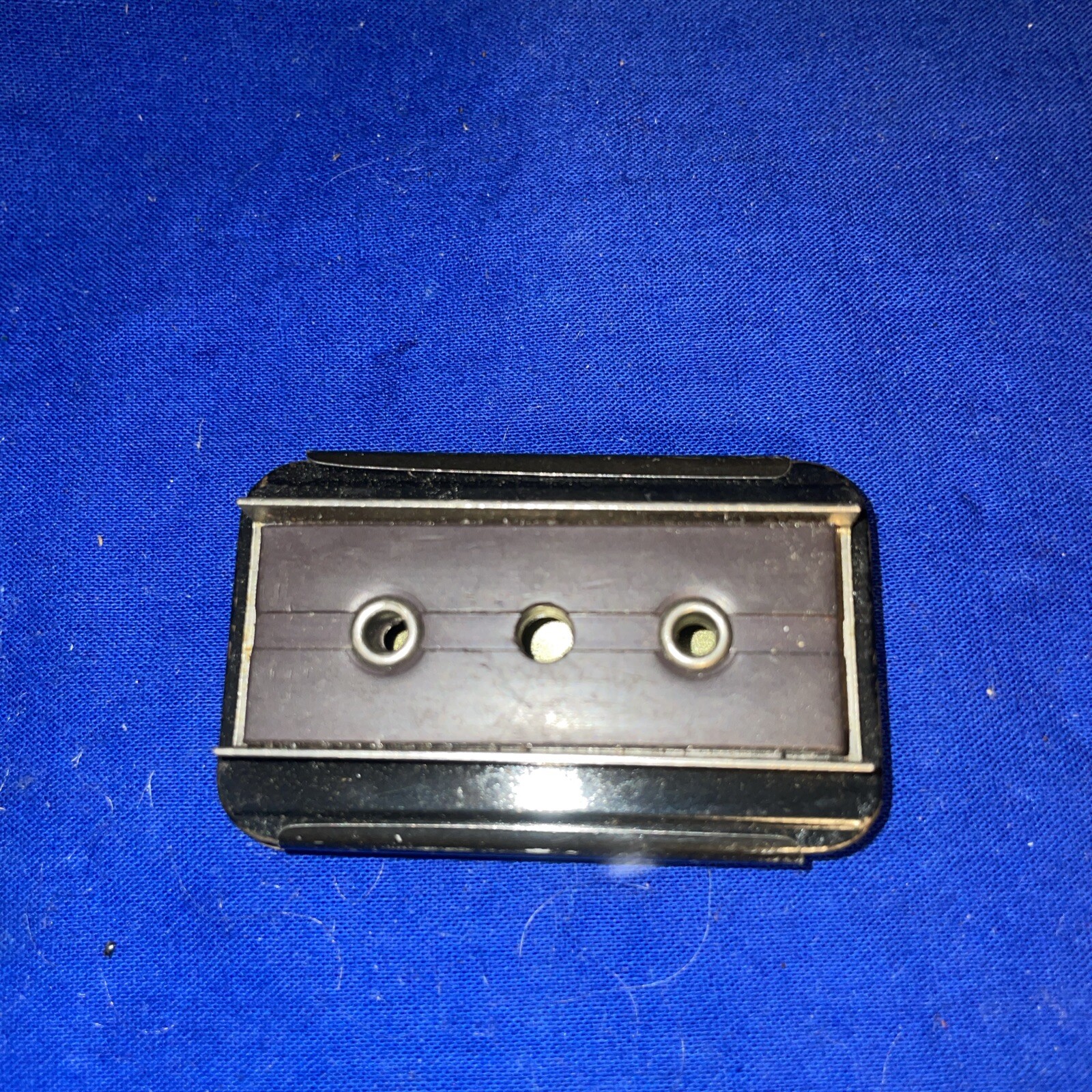 Vintage Jiffy Secret Key Magnetic Metal Container Old Made in USA-Estate Find