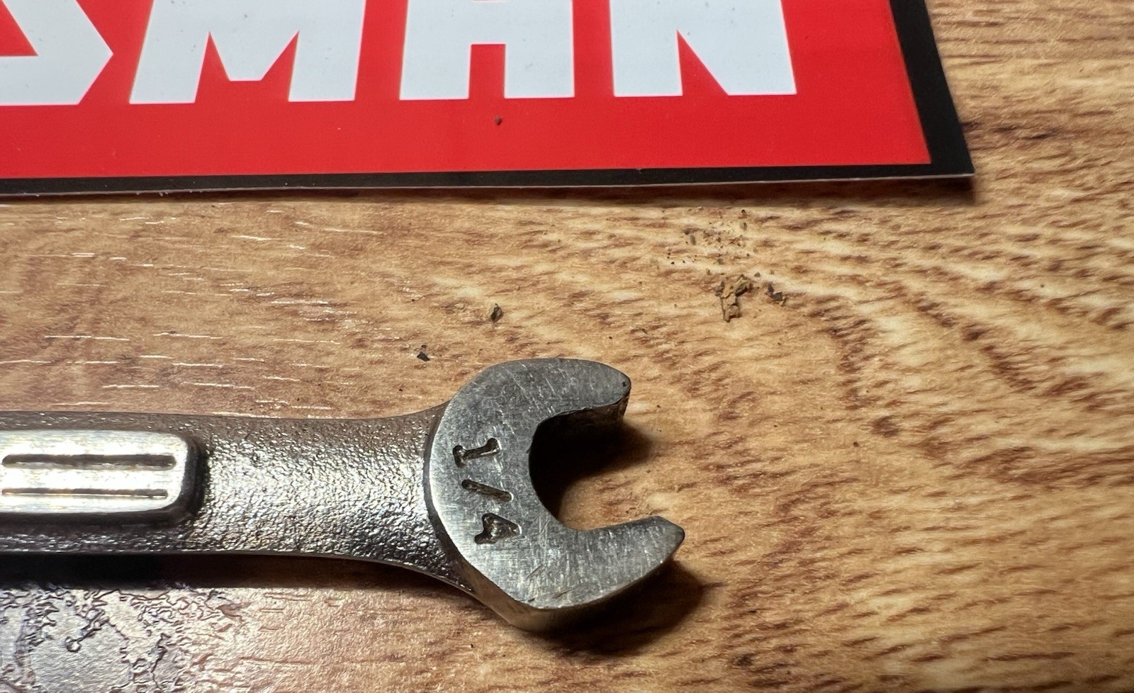 CRAFTSMAN -VV- 44699 COMBINATION WRENCH 1/4″ 12 POINT Ultrasonic Cleaned