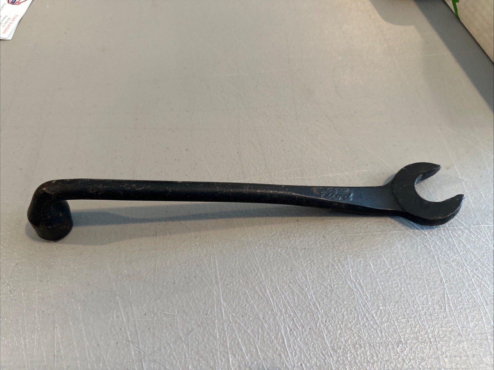 Vintage Ford Motor Co. 1″ x 5/8 Combo Wrench T-5893. #2