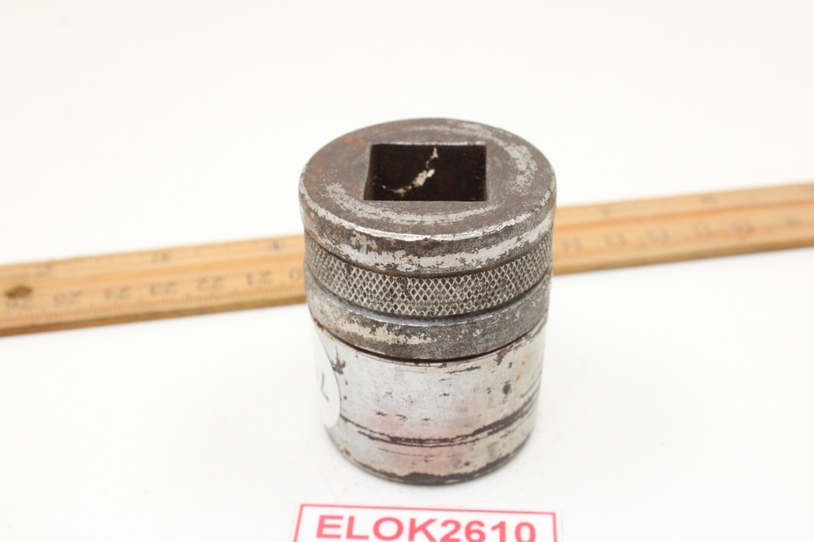 Vintage Craftsman 1 -5/8″ 12 Point 3/4″ Drive SAE Chrome Knurled Socket USA