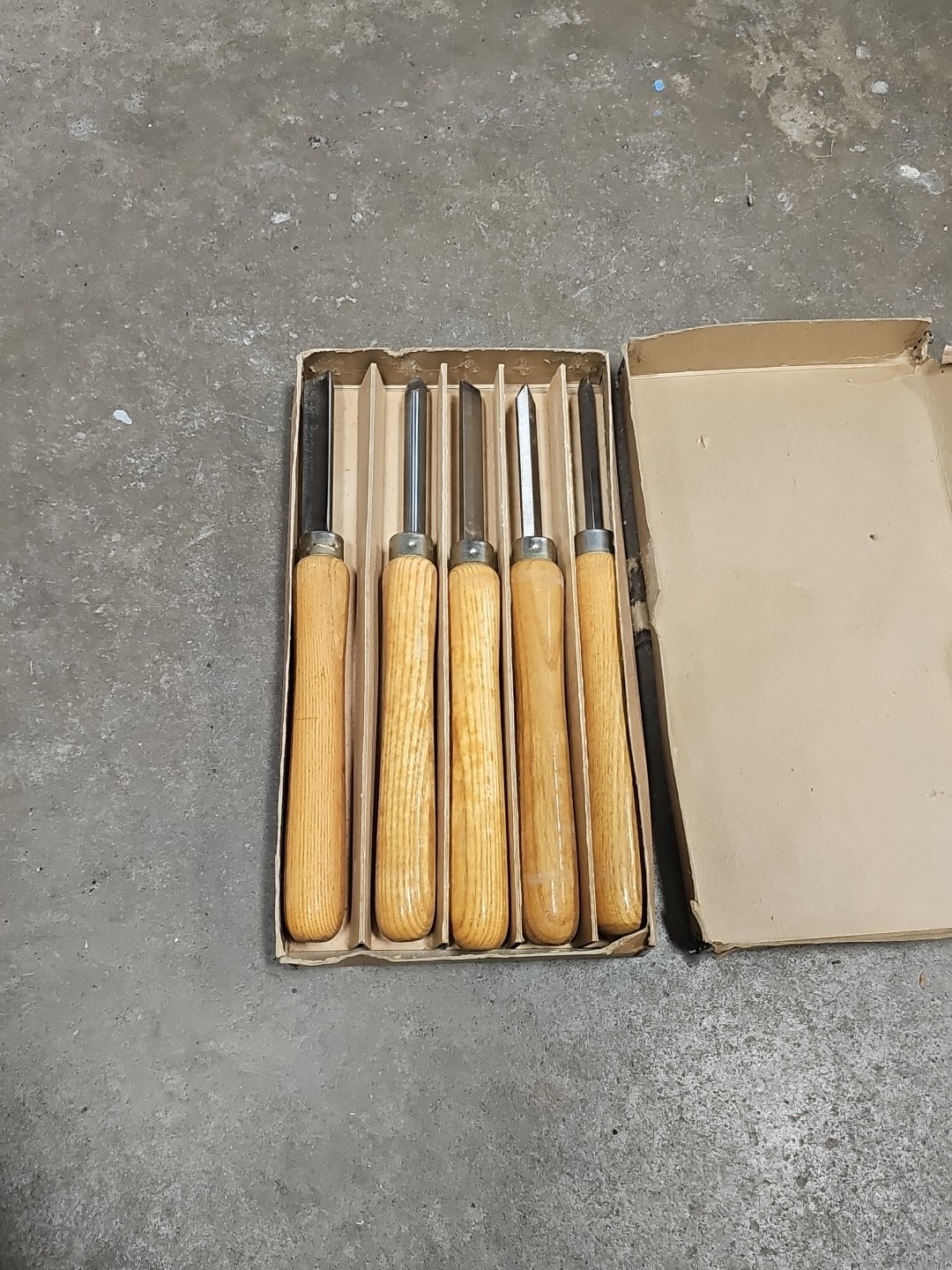 Set Of 5 Lathe Chisels