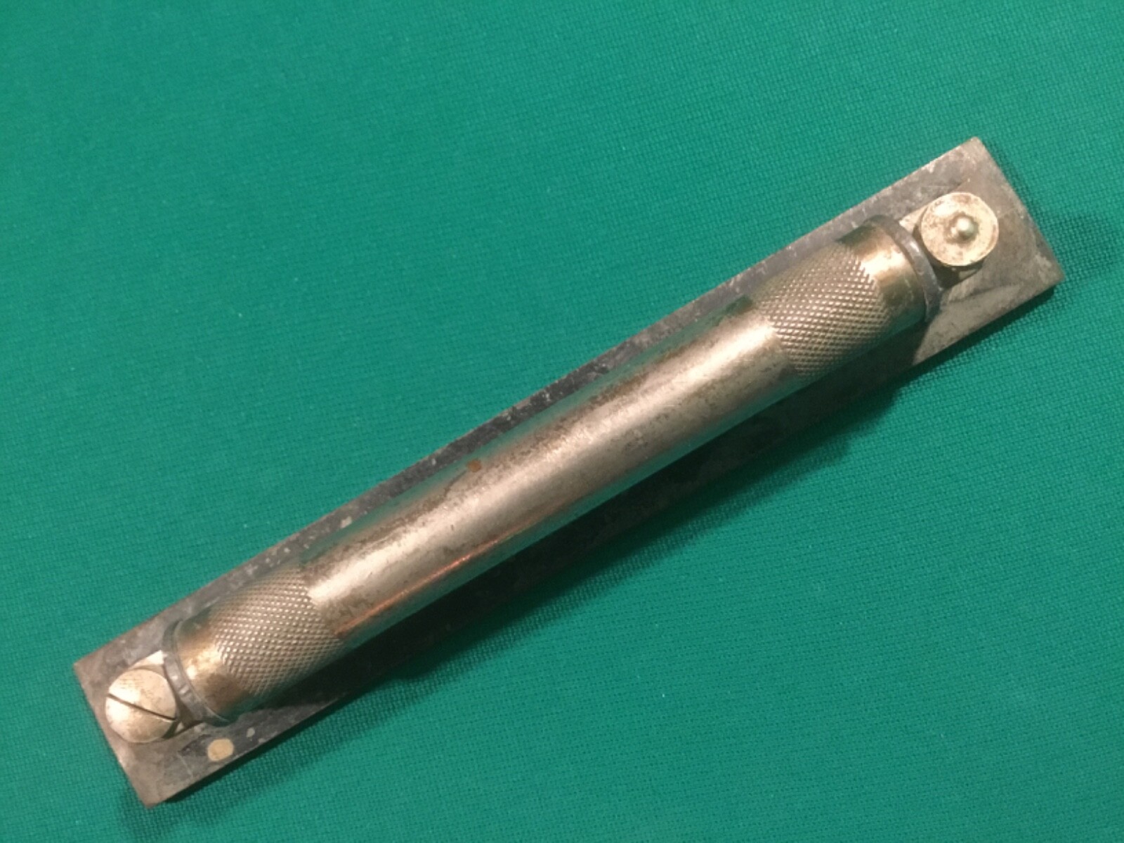 antique English spirit level Birmingham steel 8″ J Rabone and Sons