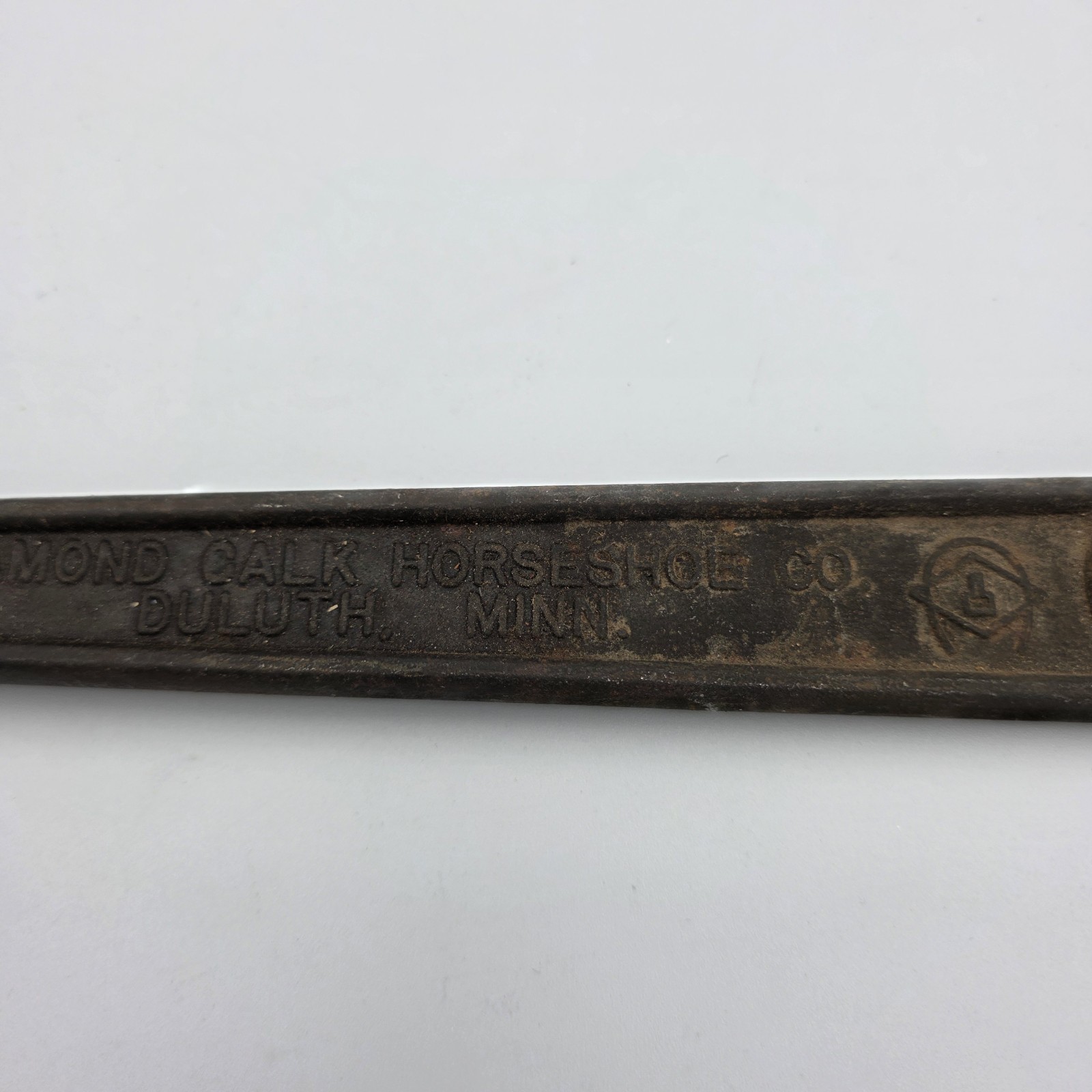 Vtg Diamond Calk Horseshoe Diamalloy 12 inch Forged Ajustable Wrench Tool USA