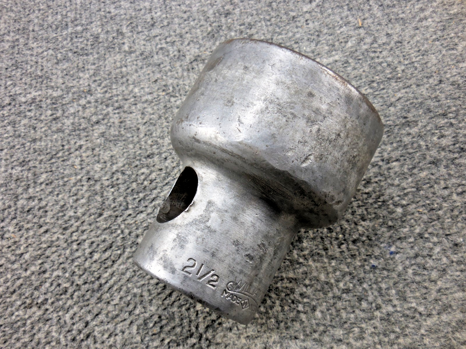 Vintage Williams Tools NX-1280 Socket 2-1/2 in. 1″ Drive 12 Point USA SAE