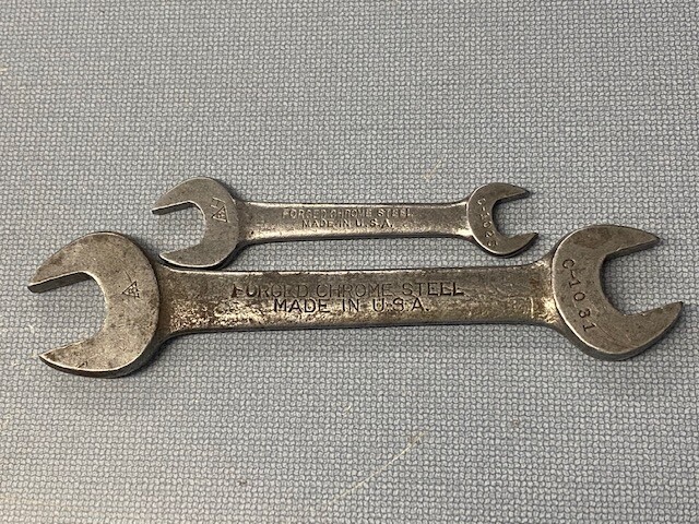 Lot of 4 Vintage Billings Wrenches(C-1025,C-1029,C-1031,M529)USA