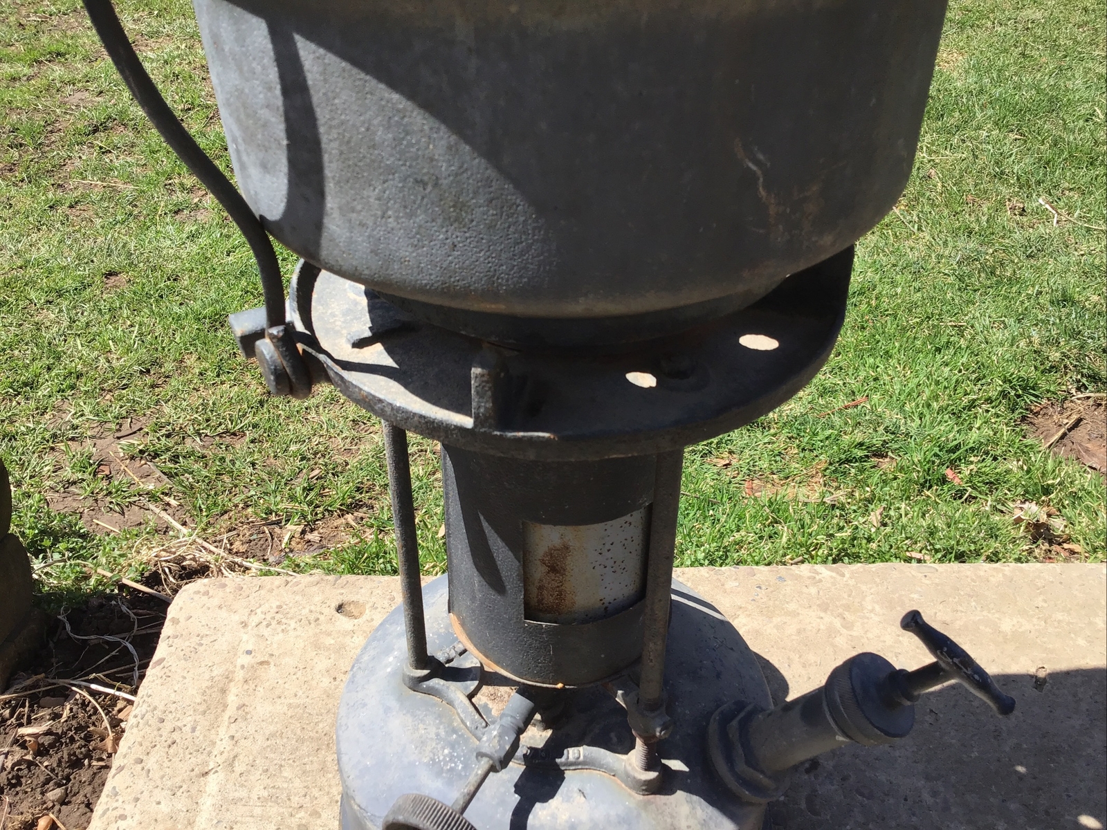 Antique Otto Bernz Rochester NY Smelting Furnace With Pots And Tools